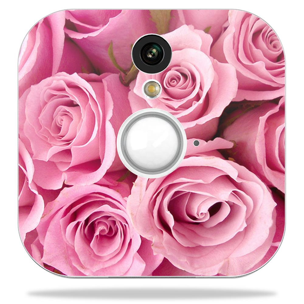 MightySkins VSNS66465  BLHOSE-Pink Roses Skin Decal Wrap for Blink Home Security Camera Sticker- Pink Roses