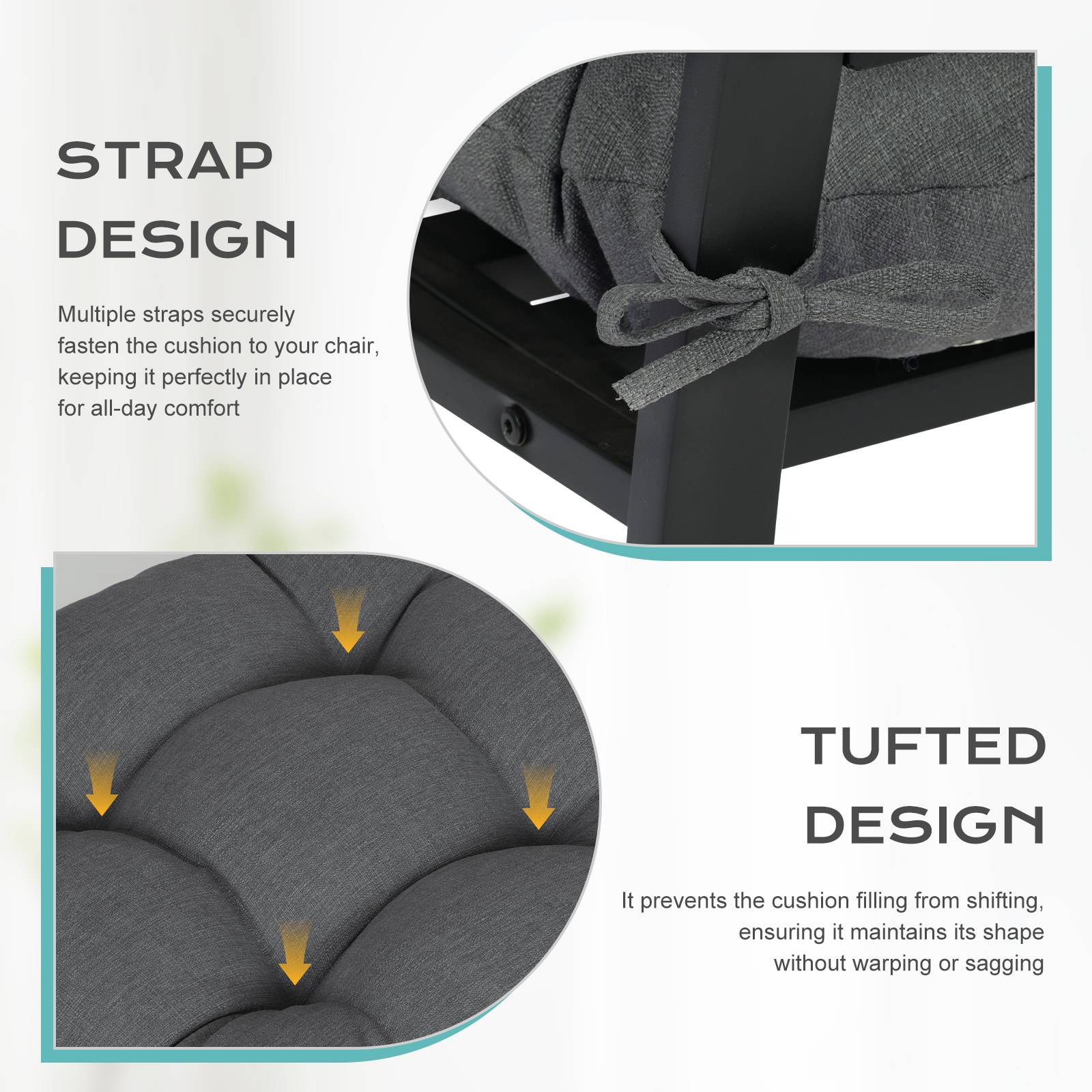 Aoodor A381-PDYDY Patio-Furniture-Cushions - View #6