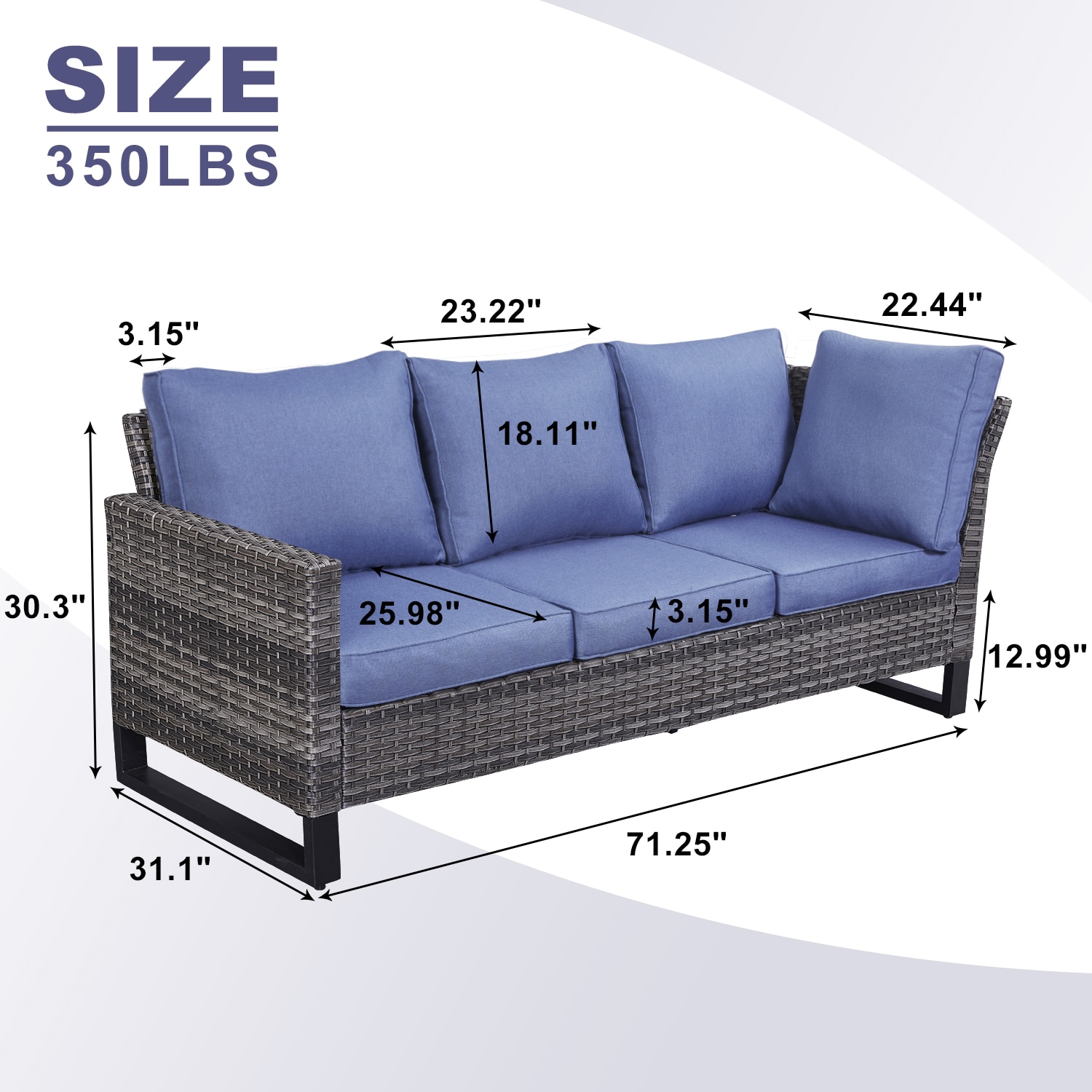 Rilyson FS067-1 Patio-Sofas-Daybeds - View #6
