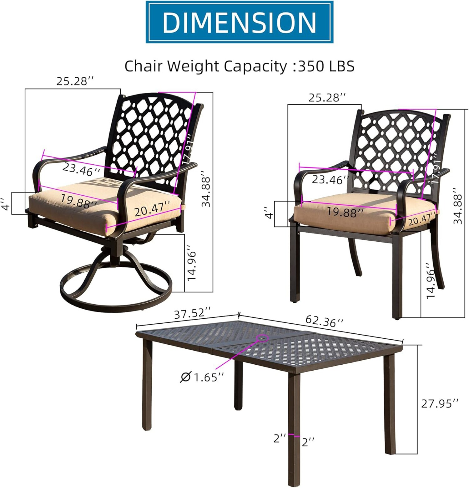 Dimakai DK-CPL-00113 Patio-Dining-Sets - View #8
