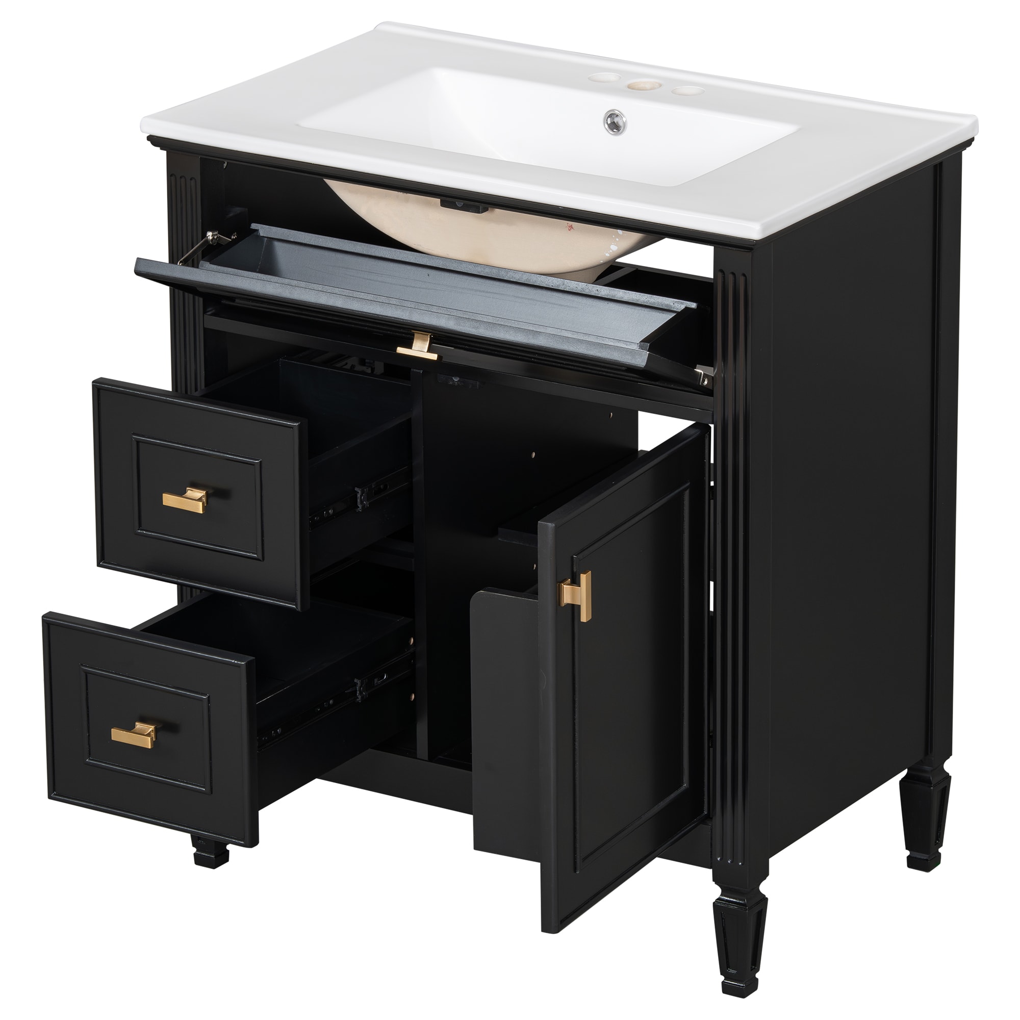 WELLFOR WA24-BGZ Bath-Vanity-Combo - View #14
