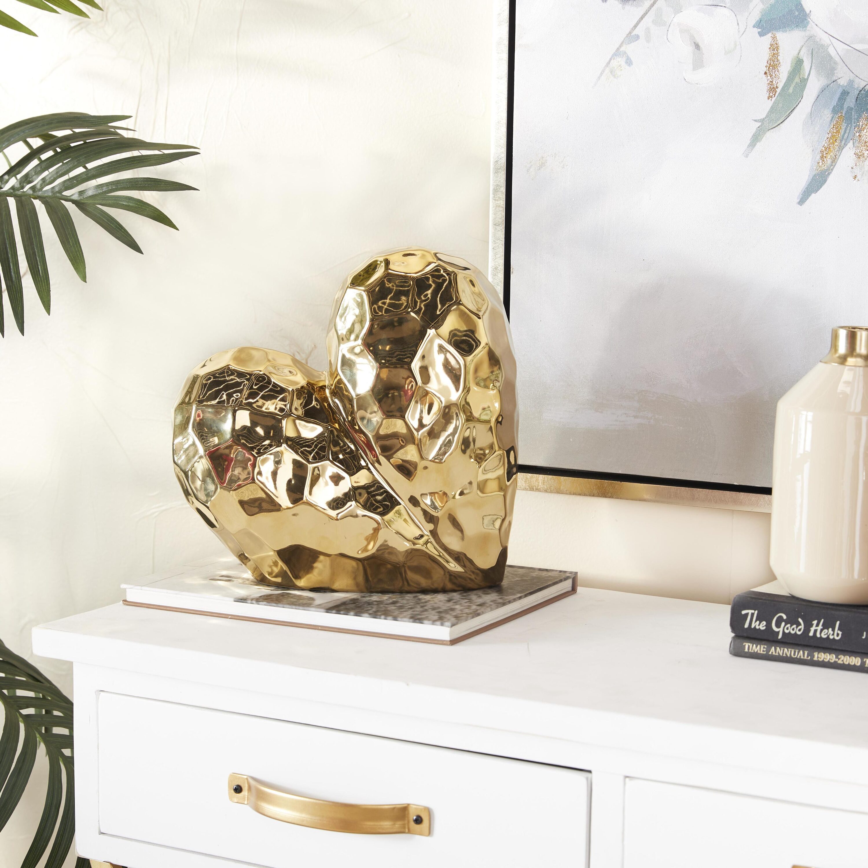 Grayson Lane 57193 Gold Porcelain Glam Sculpture