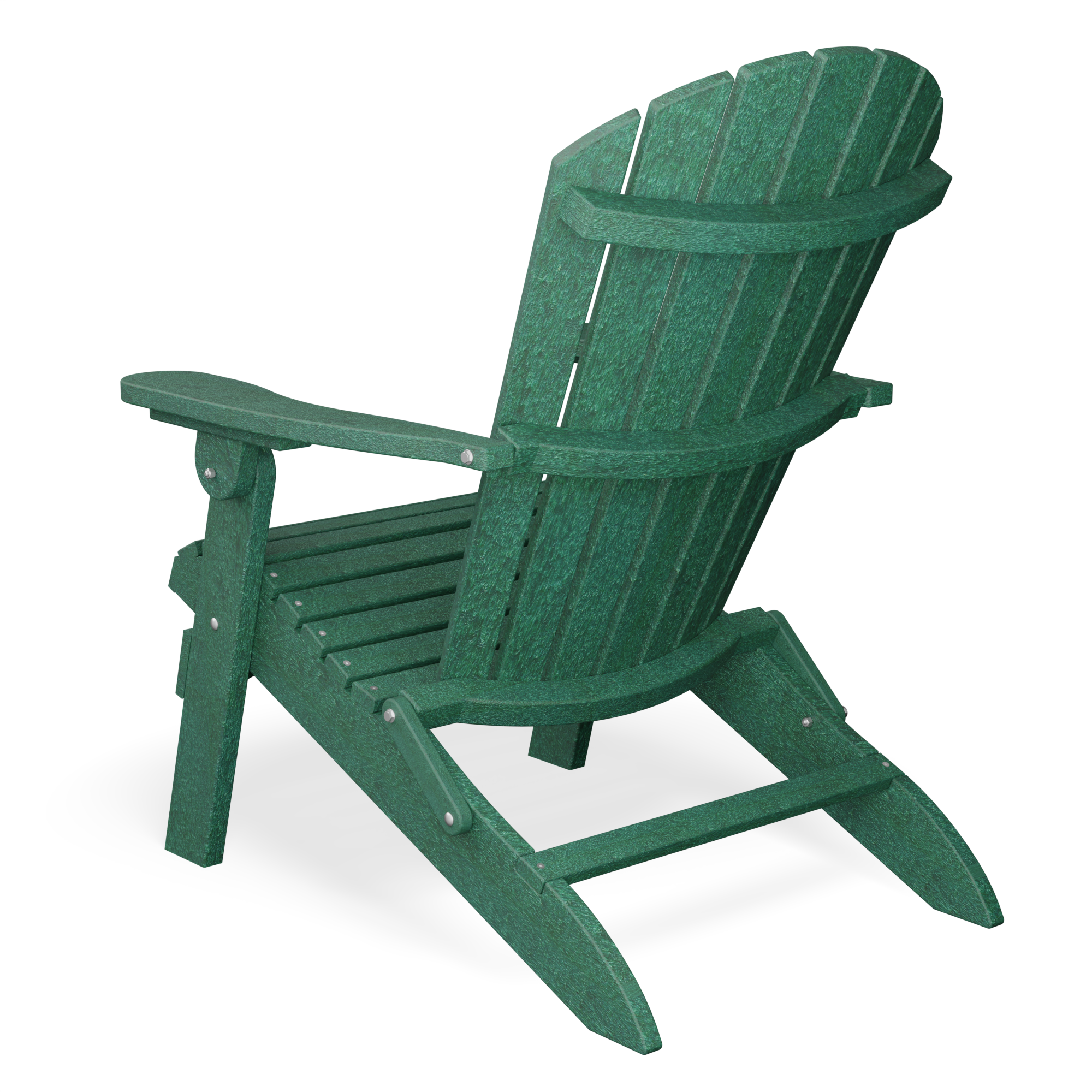 Wildridge Heritage Turf Green Hdpe Frame Stationary Adirondack Chair ...