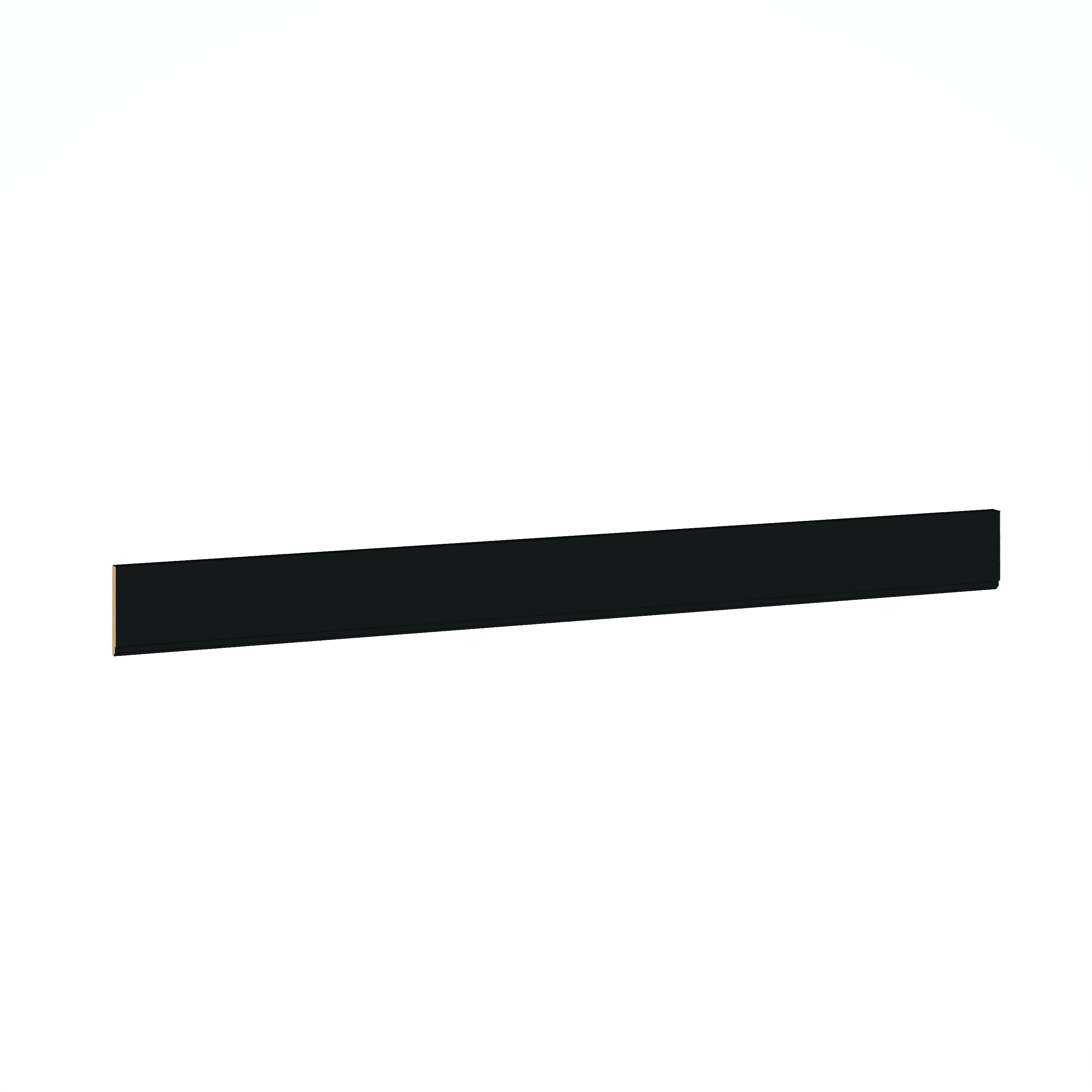 Diamond Express 61I-VV48 Cabinet Valance 48-in W x 0.75-in H x 4.5-in D Black Painted