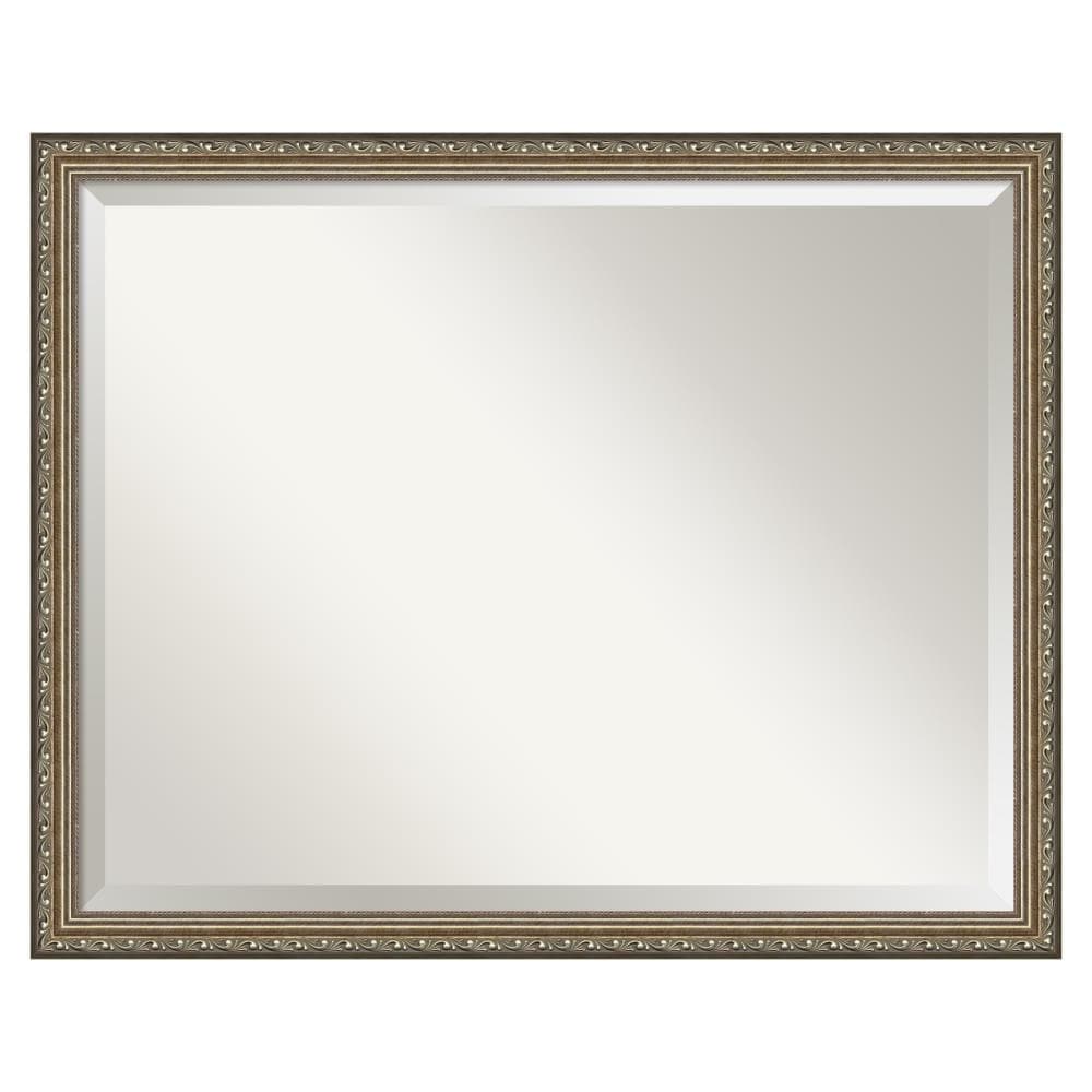 Amanti Art DSW1290278 Parisian Silver 30.25-Inches W x 24.25-Inches H Rectangle Parisian Silver Framed Wall Mirror