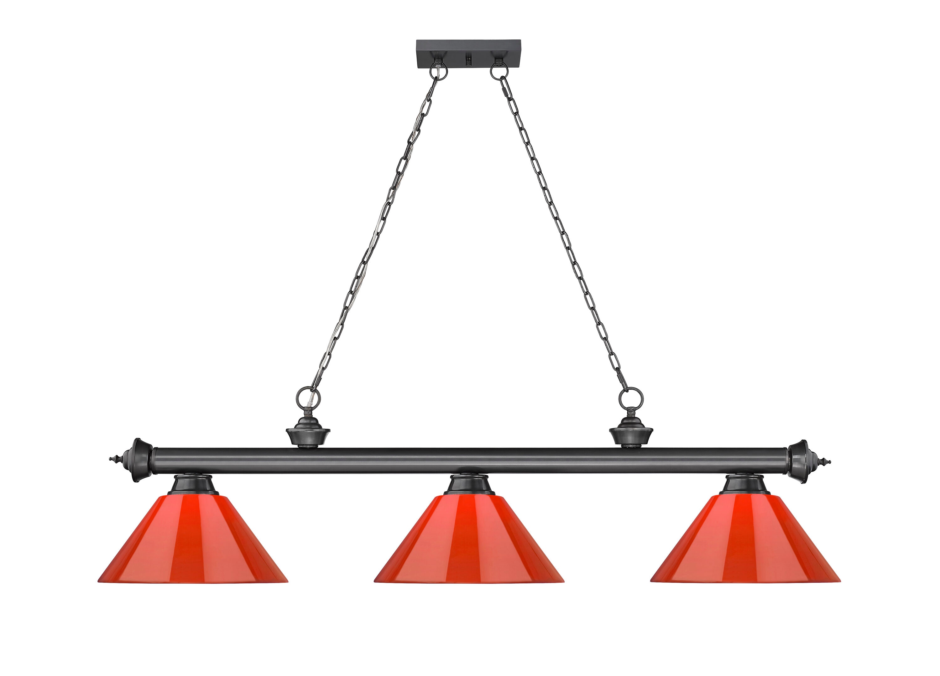 Z-Lite 2306-3BP-PRD Pool-Table-Lighting - View #2