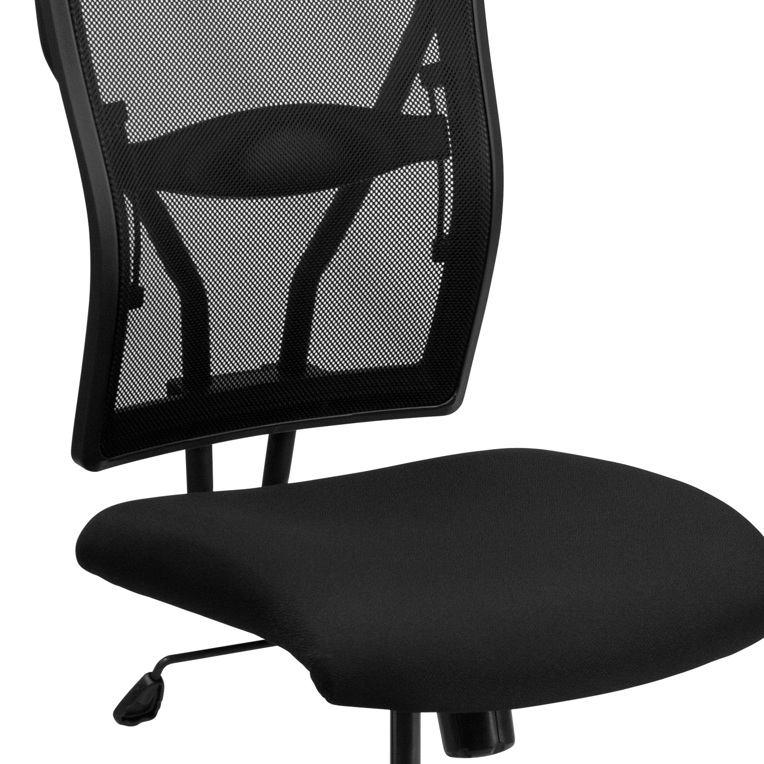 Ergonomic High-Back Mesh Executive Swivel Chair in Black