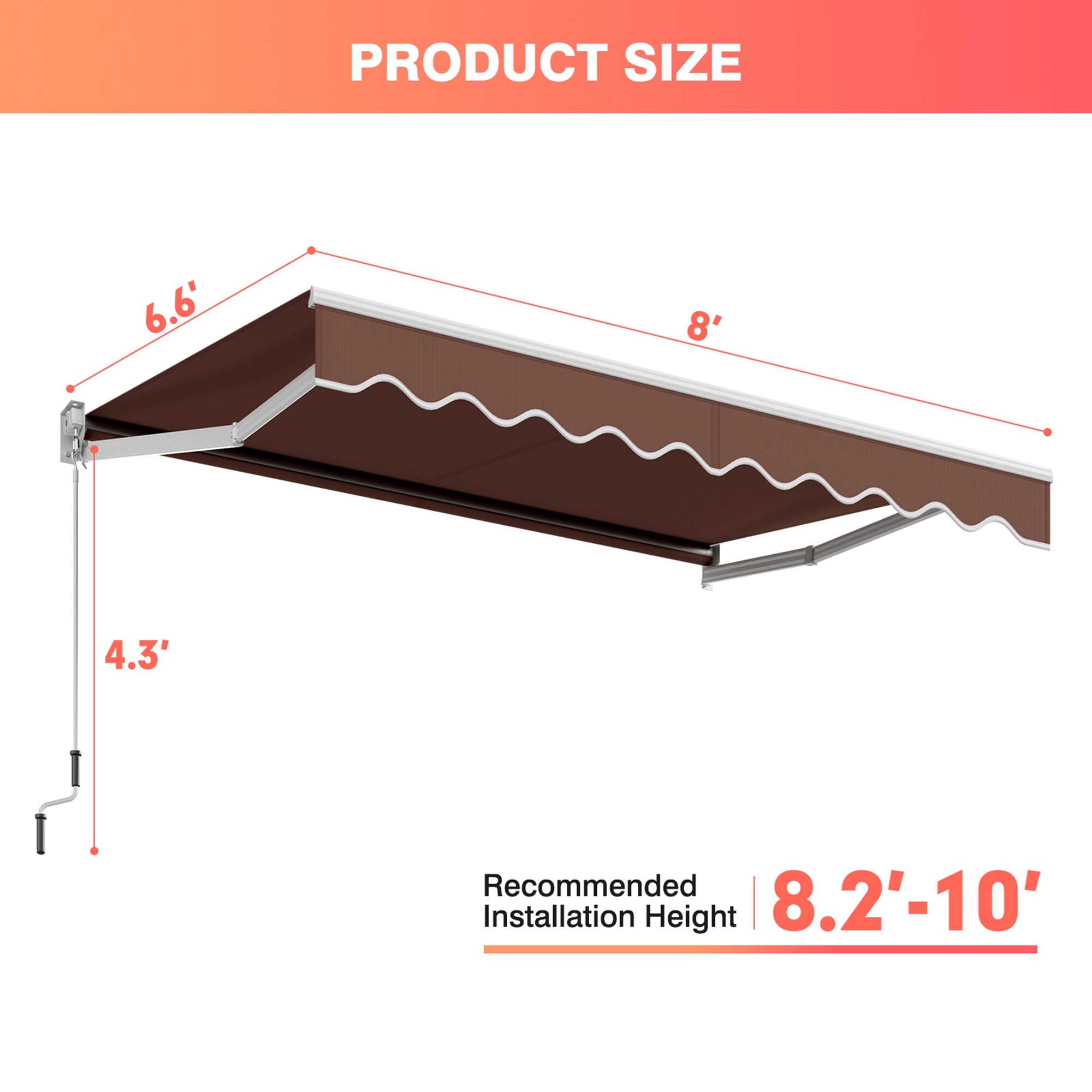 Costway OP70367CF awnings - View #8