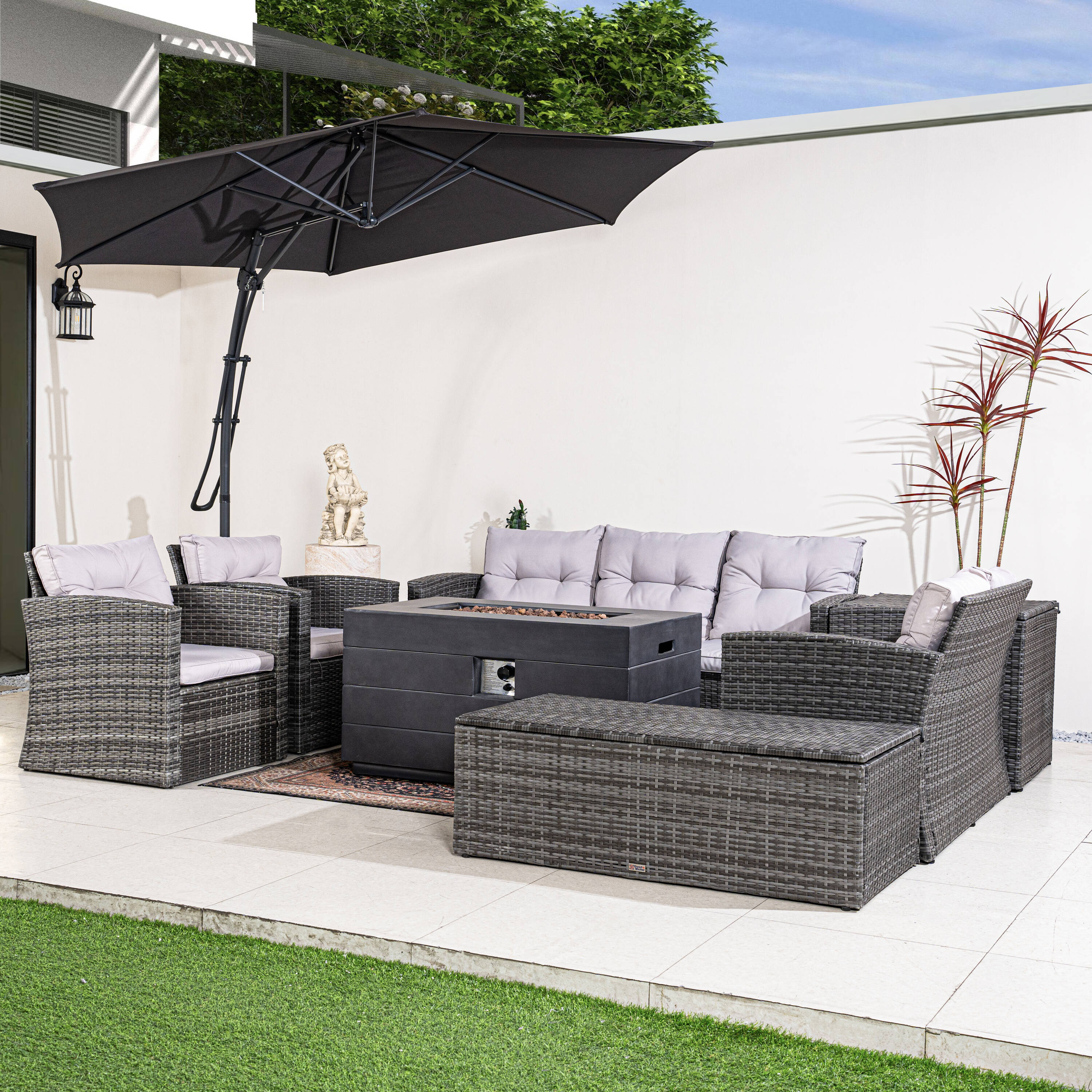Direct Wicker DWG-1503G2150D Patio-Conversation-Sets - View #4