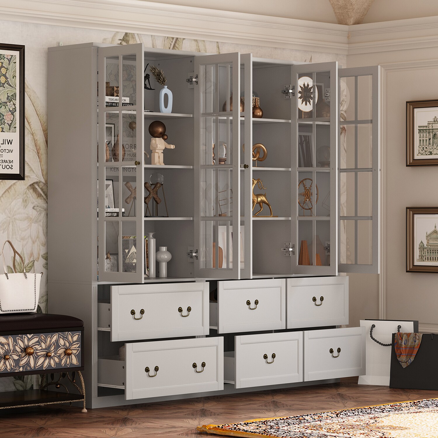 FUFU&GAGA KF020314-03+315-0506 bookcases - View #3