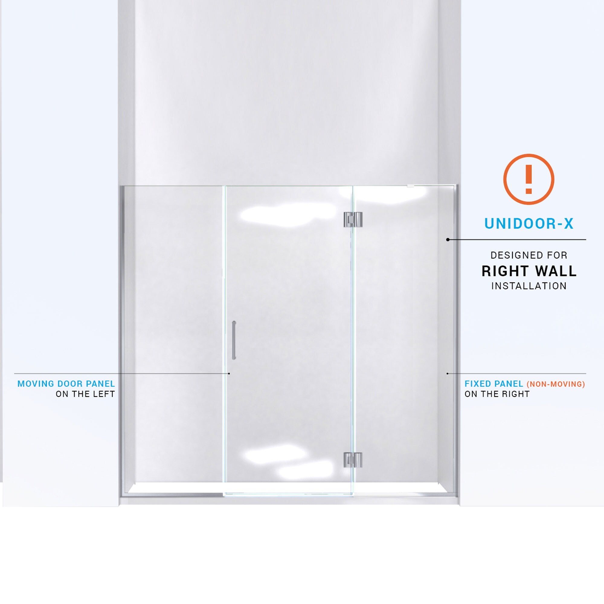 The Twillery Co. F2223128746949349066FD614BDDCAC8 Rudnick 32 W x 76 H Round Sliding Shower Enclosure with Base Included