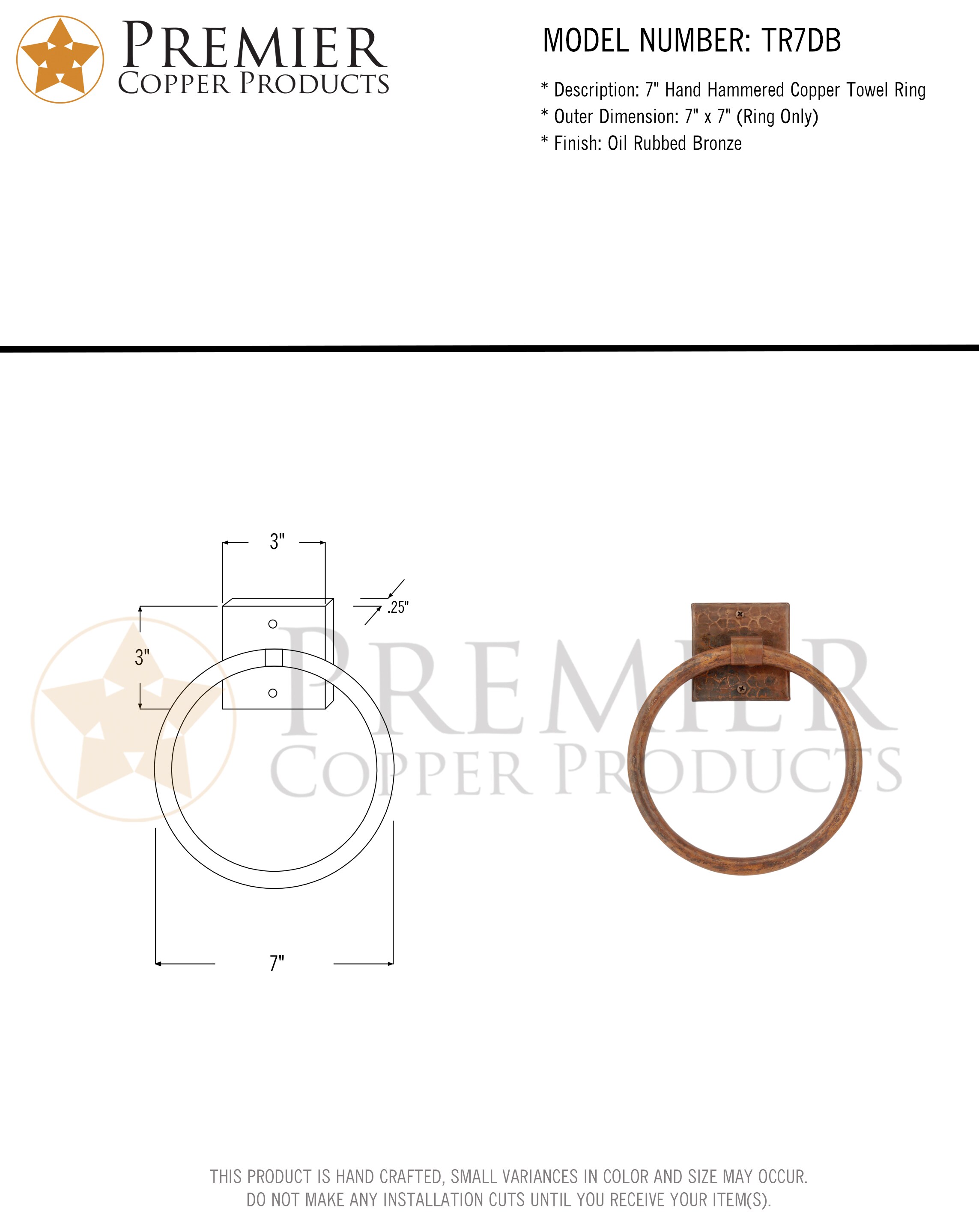 PREMIER COPPER PRODUCTS TR7DB d060355 - View #5