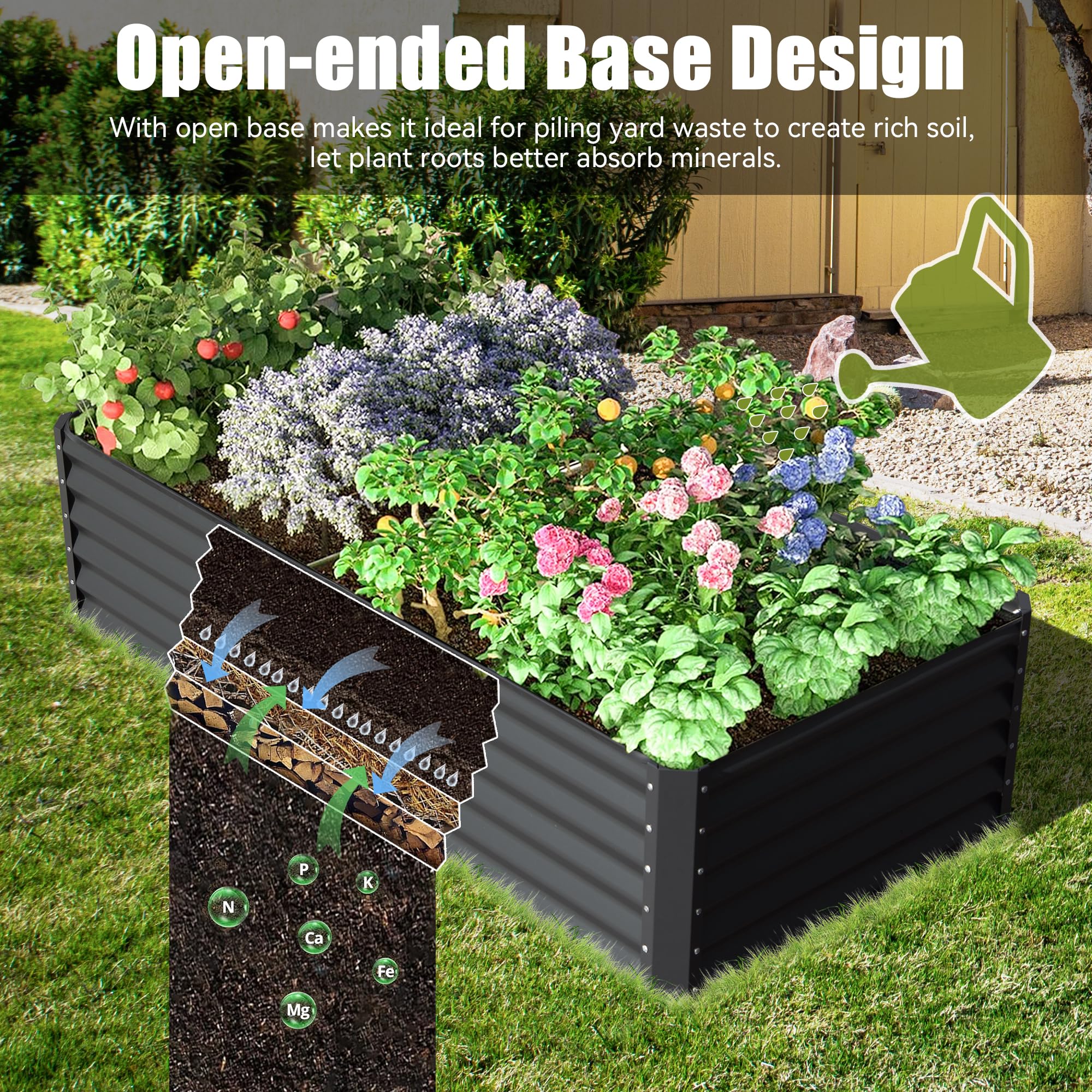 Kahomvis CREFISE-QP243-13 Raised-Garden-Beds - View #7