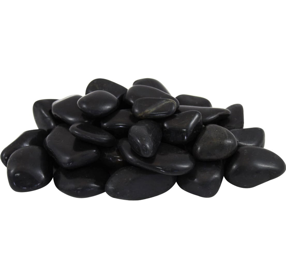 Yard Elements YDE003-0508 0.125 Cubic feet 10-lbs. Black Decorative rock ( 0.5 - 3.0-in Rock Size )