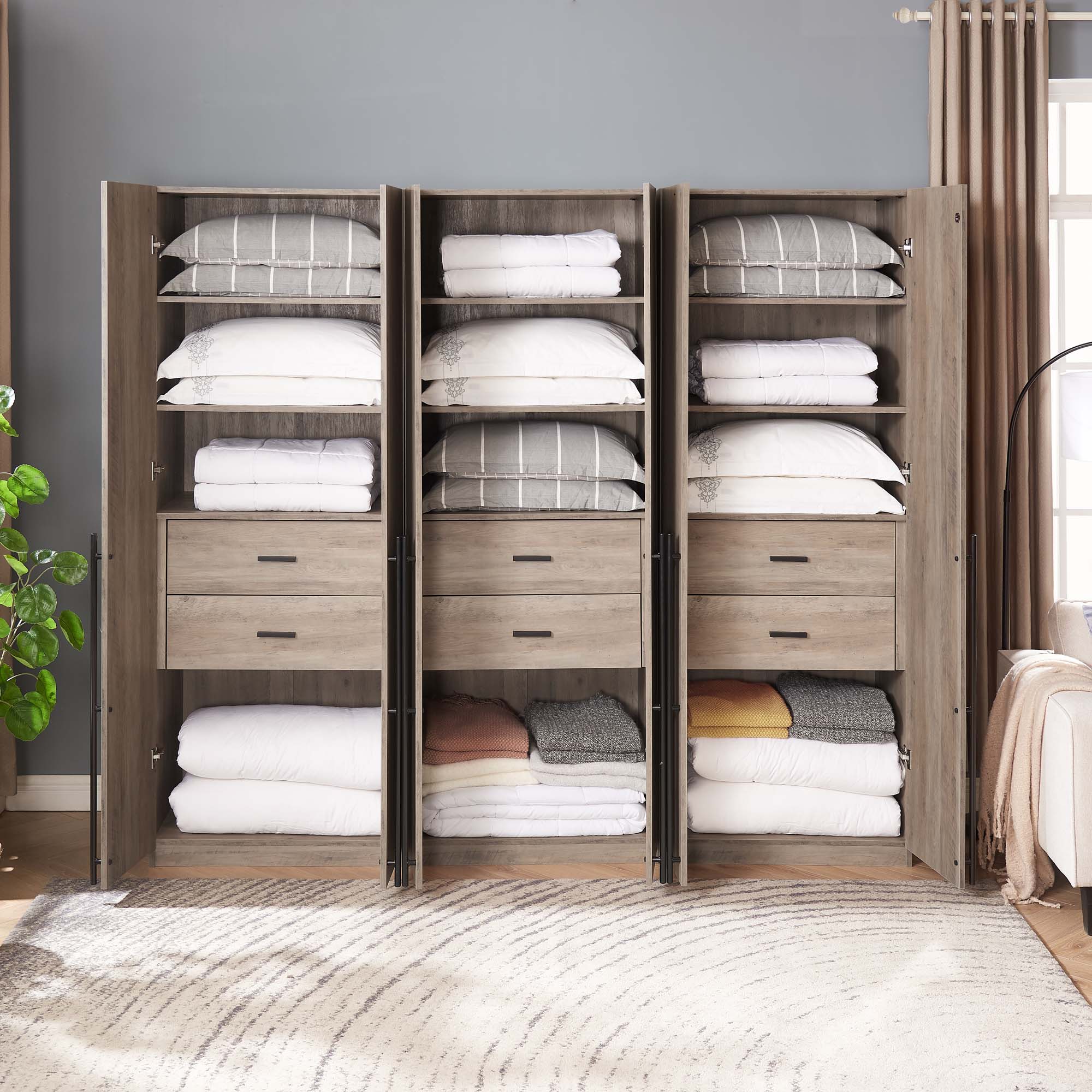 Manhattan Comfort 3-WC001-GY Bedroom-Sets - View #5