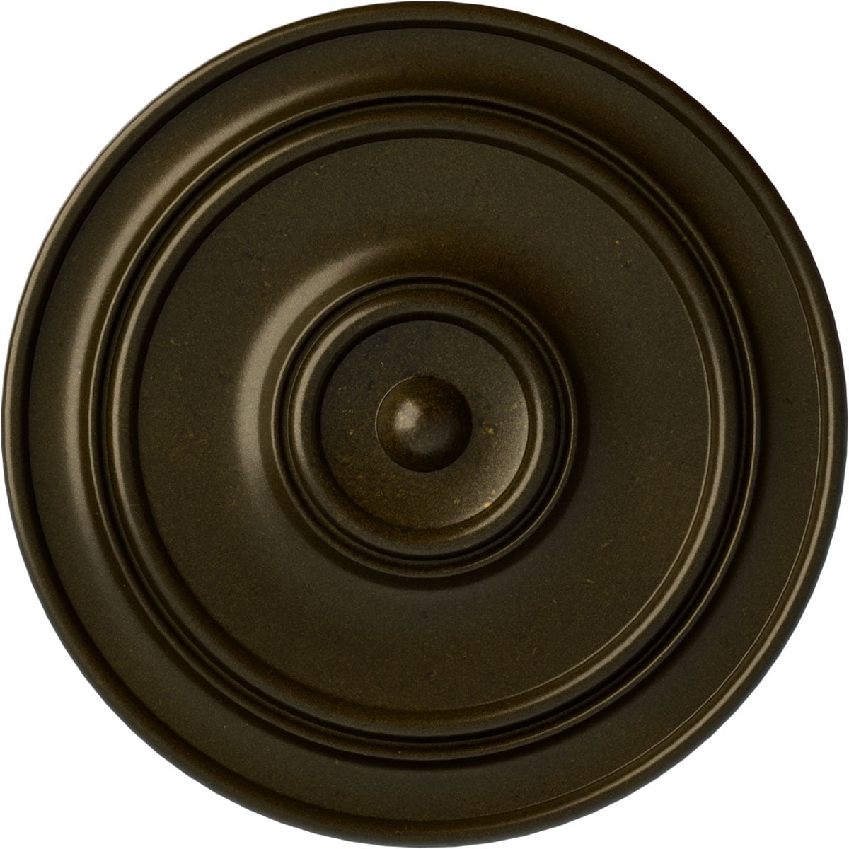 Ekena Millwork CM54TCLGGS Large Classic 57-in W x 57-in L Painted Green Gold Polyurethane Whole Ceiling Medallion
