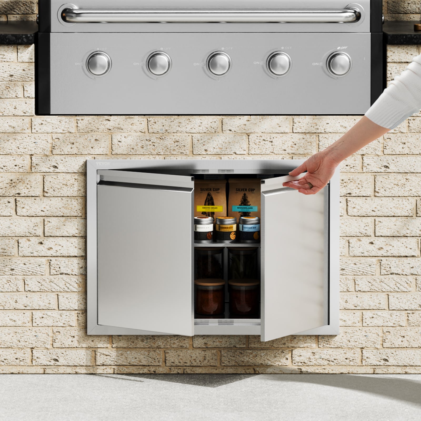 VEVOR SMABSCJMYS30M2GZNV0 Builtin-Grill-Cabinet-Parts - View #2