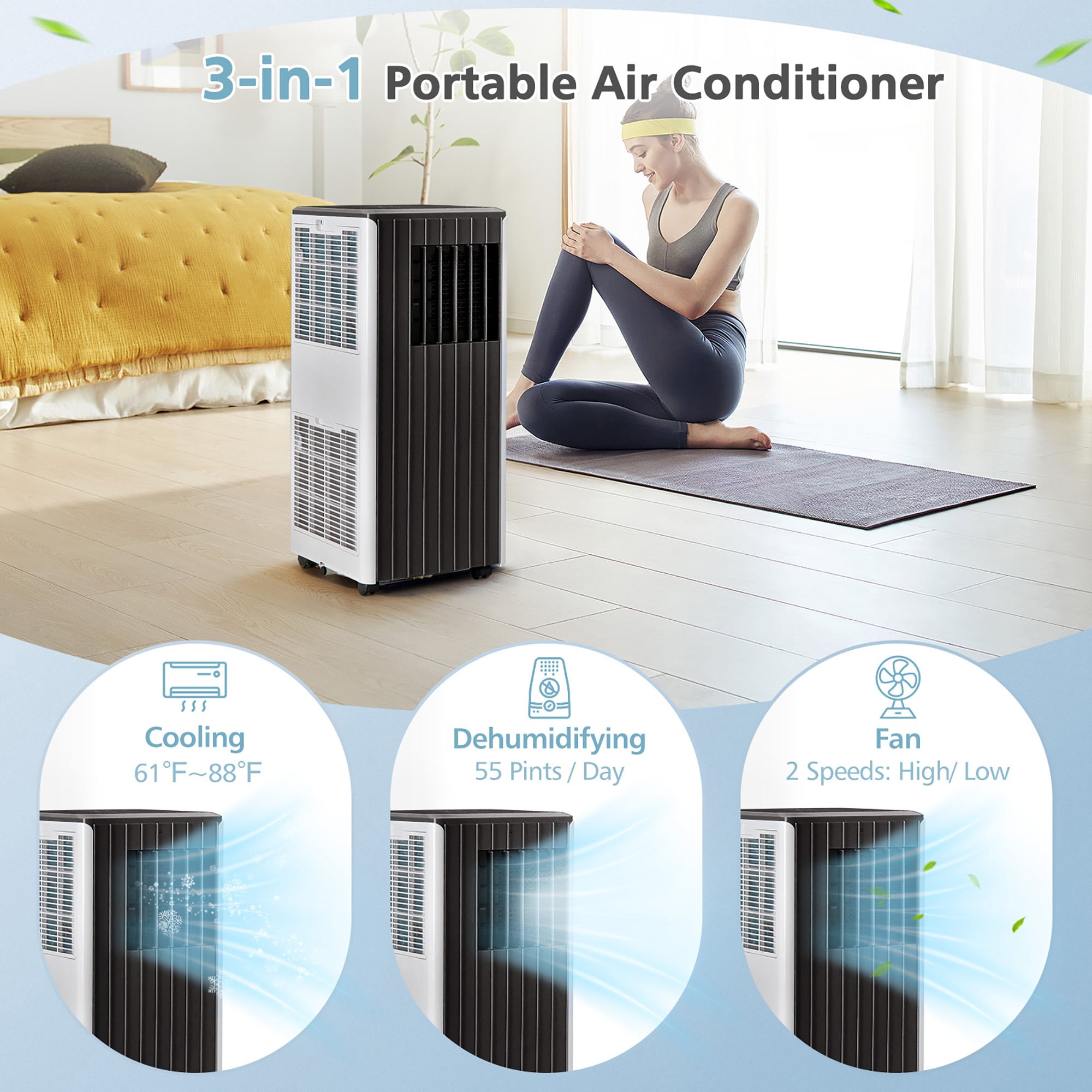Costway LWS00235 Portable-Air-Conditioners - View #3
