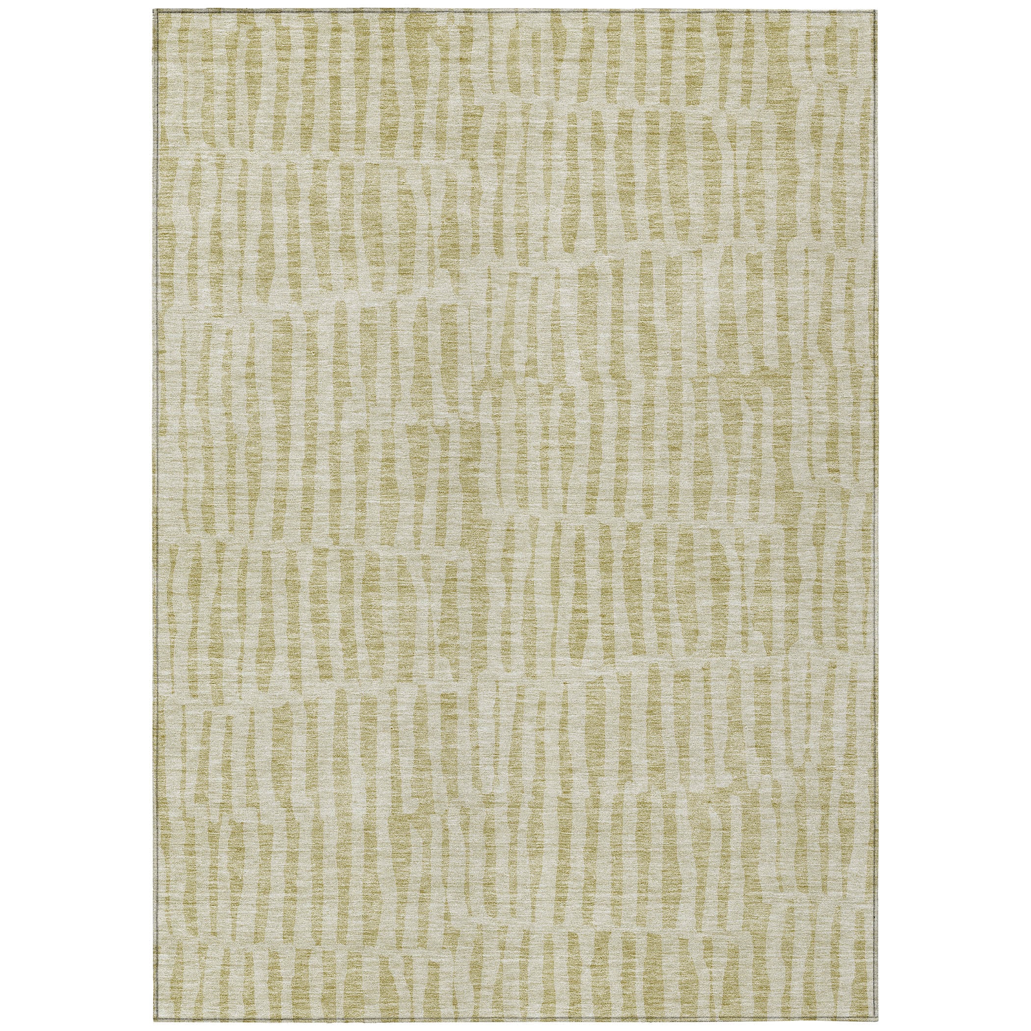 Addison Rugs ACN674BG8X10 Chantille ACN674BG 8 x 10 (ft) Polyester Beige Rectangular Indoor/Outdoor Geometric Machine washable Area rug