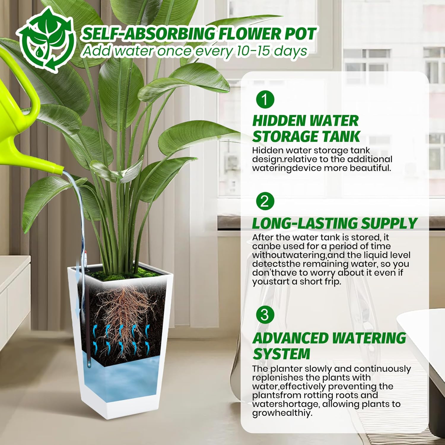 Garvee YHQ-PHO-11GDMSLQ Planter-Window-Box - View #3