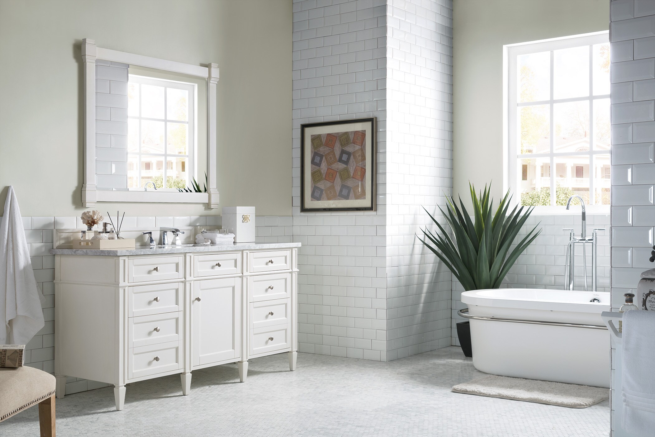 James Martin Vanities 655-V60S-BW-3CAR Bath-Vanity-Combo - View #2