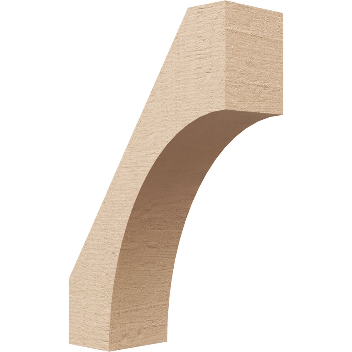Ekena Millwork BRCUR03X08X12WTLRCPR 3-in x 12-in x 8-in Primed Urethane