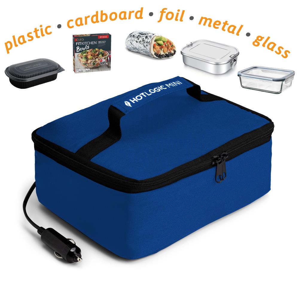 Hot Bento Veri Peri Blue Food Steamer - Self Heating Lunchbox, UL Safety  Listed, Cordless & Battery Powered
