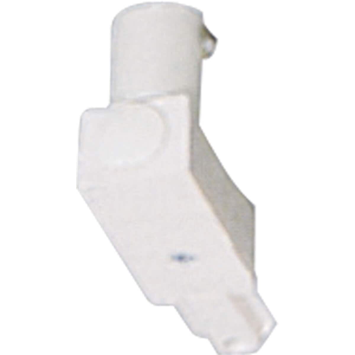 Progress Lighting P9110-28 2-in White Mixed Material Linear Live End Power Feed