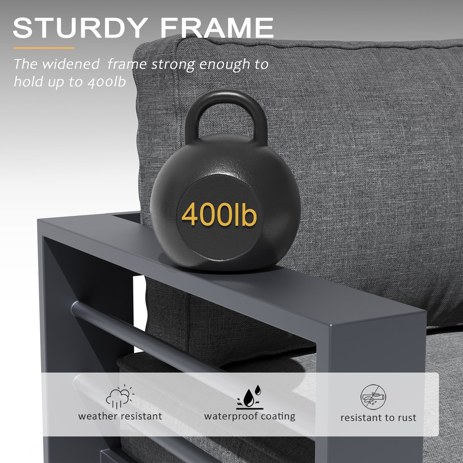 LayinSun WL5001-GA-2001 Patio-Conversation-Sets - View #5