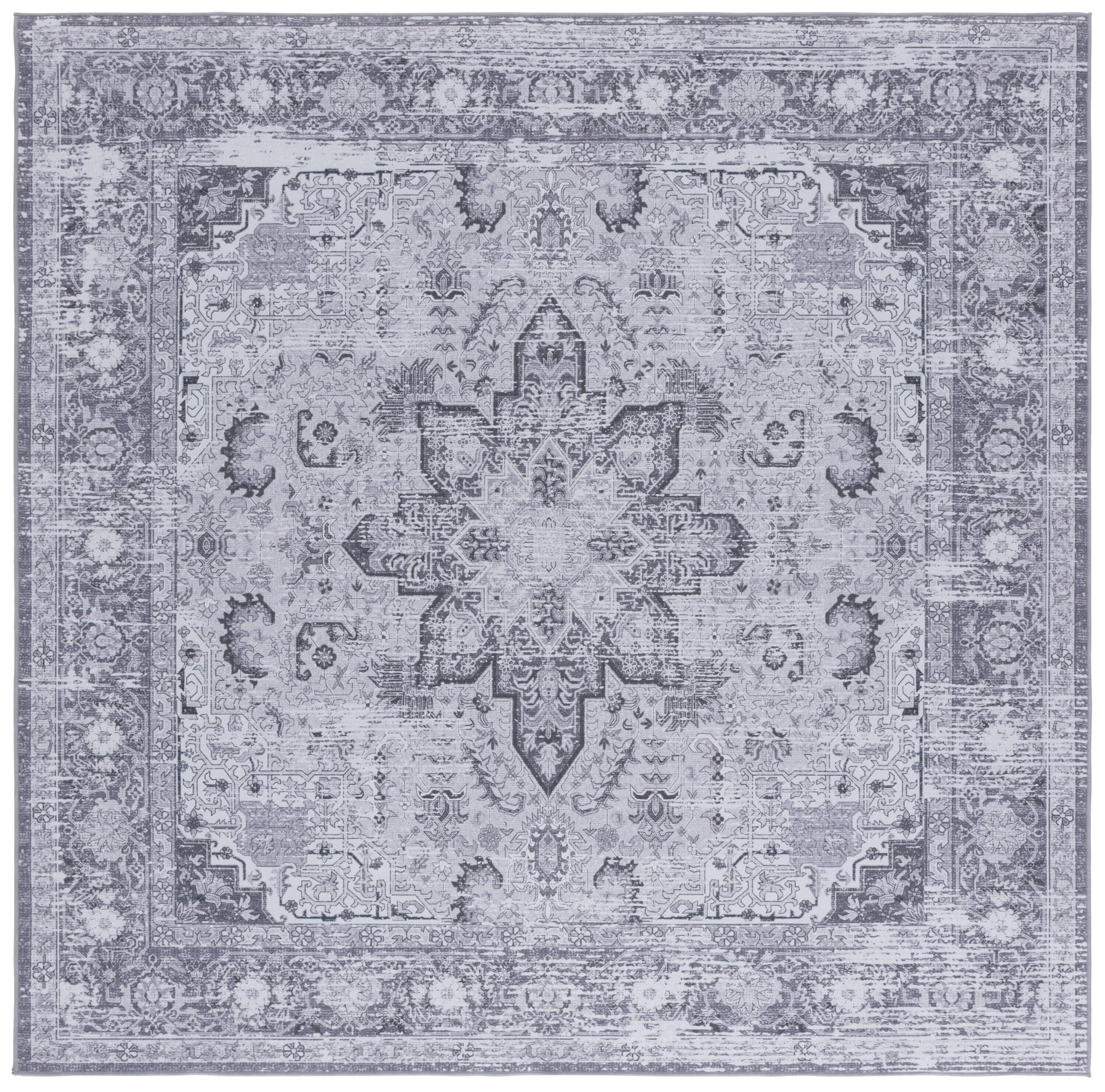 Safavieh - Tucson 113F Dark Gray / Gray 6ft x 6ft