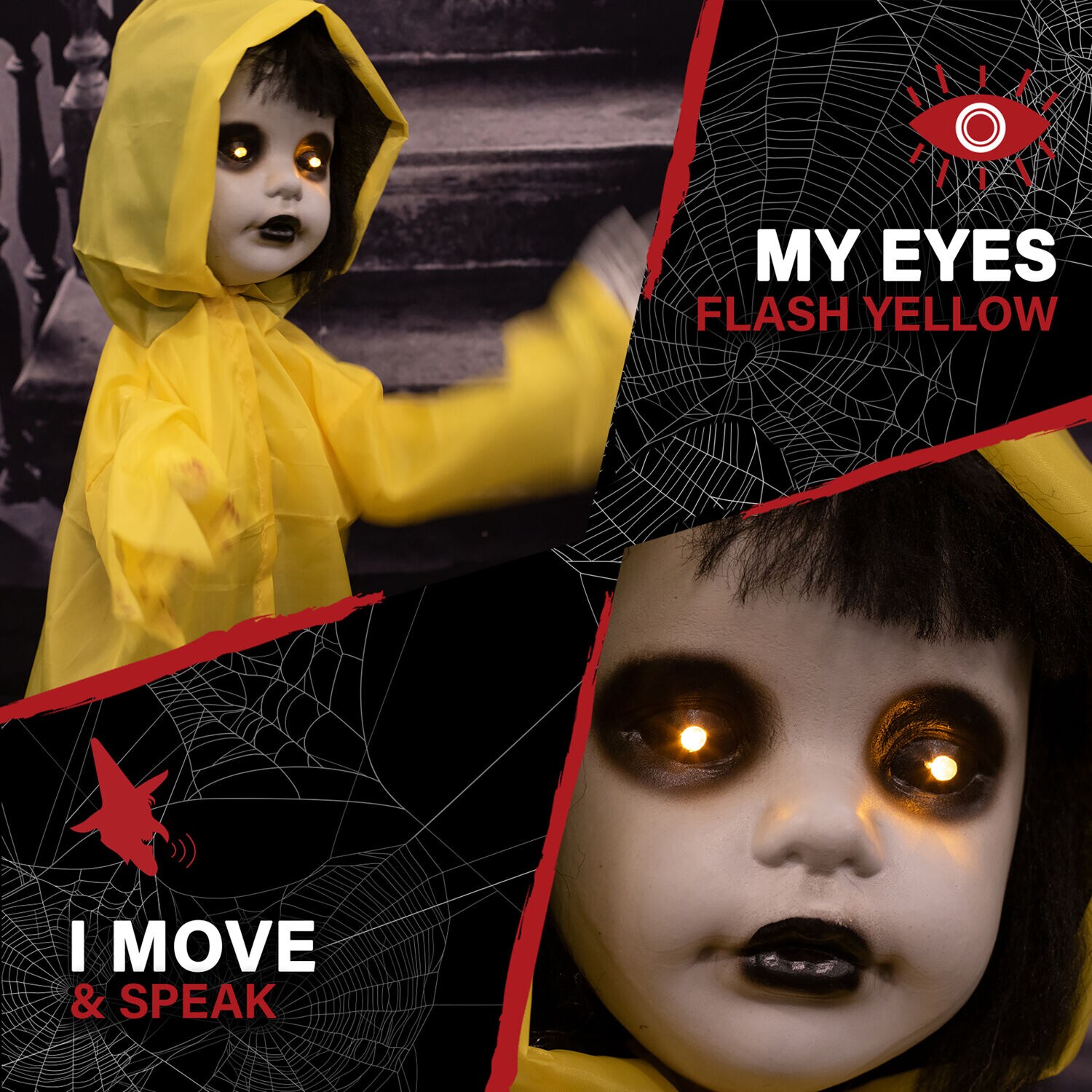 Haunted Hill Farm HHBOY-1FLSA Halloween-Animatronics - View #3