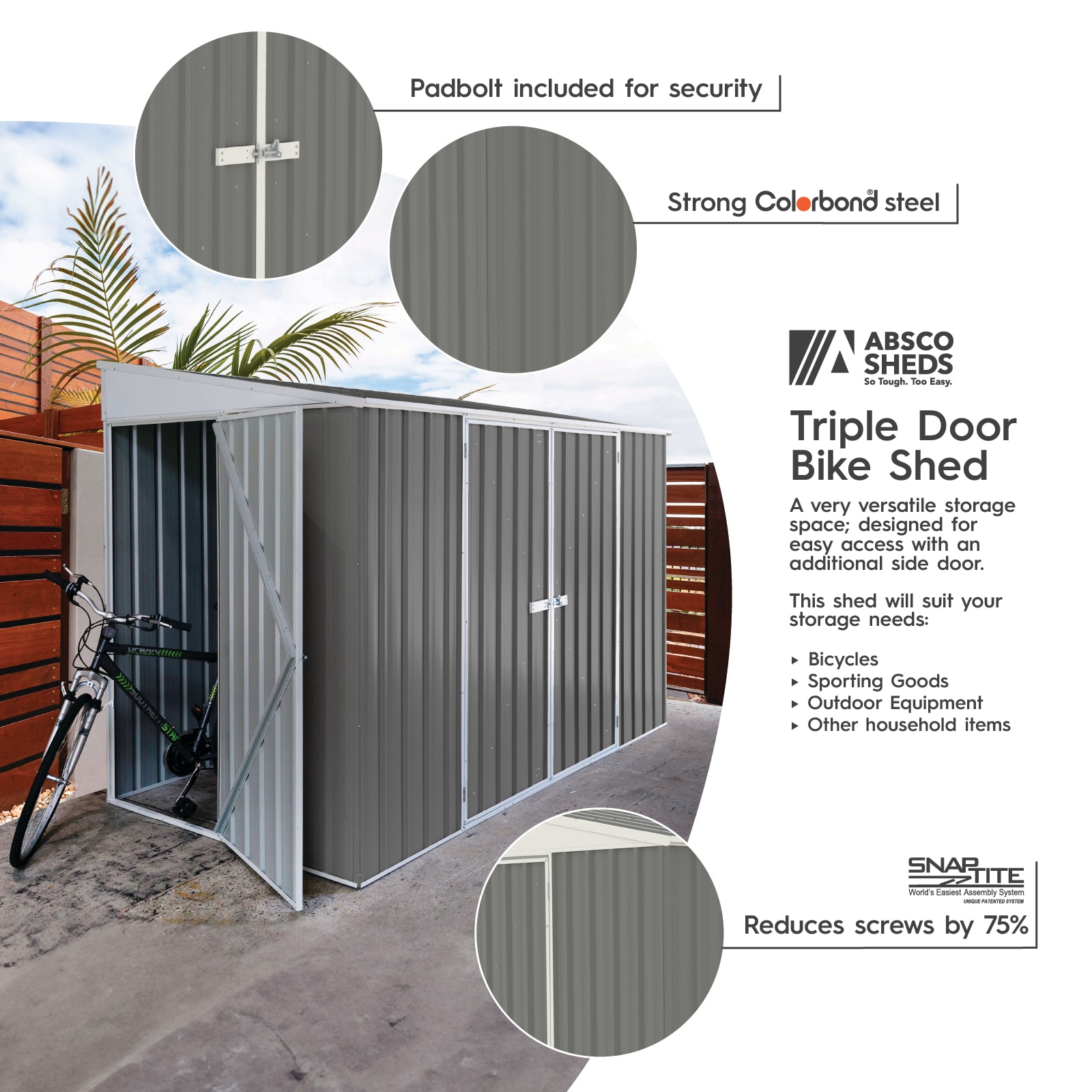 ABSCO AB1102 Metal-Storage-Buildings-Sheds - View #3