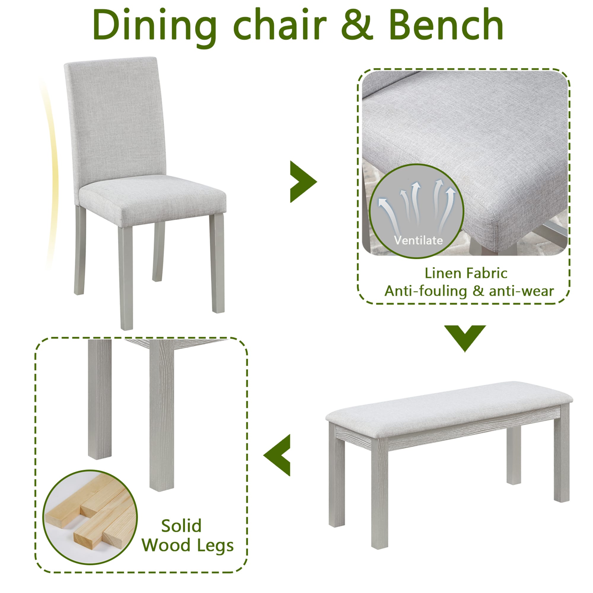 SINOFURN SYA010043GN Dining-Sets - View #8