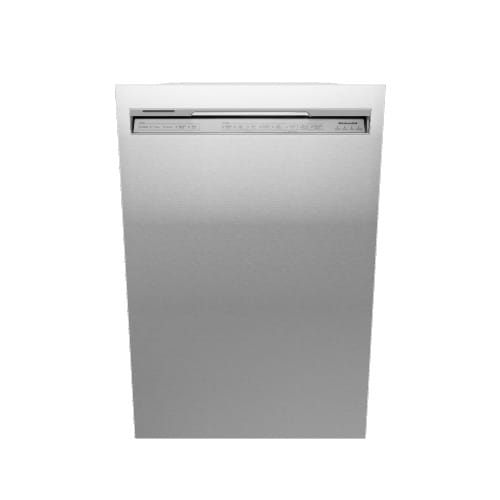 KitchenAid 24 in Front Control Built In Dishwasher Stainless Steel with Printshield Finish 47 dBA Very Quiet Sound Level KDFE104KPS at Lowes