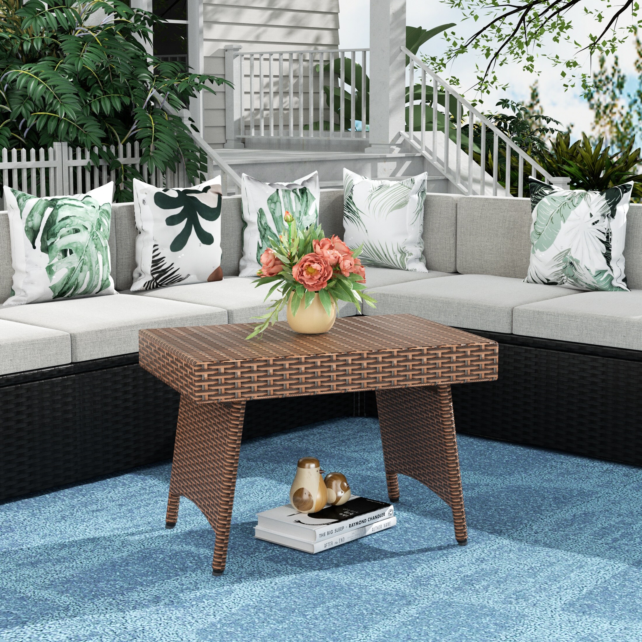 Westin Furniture OP8009-BR Patio-Tables - View #2
