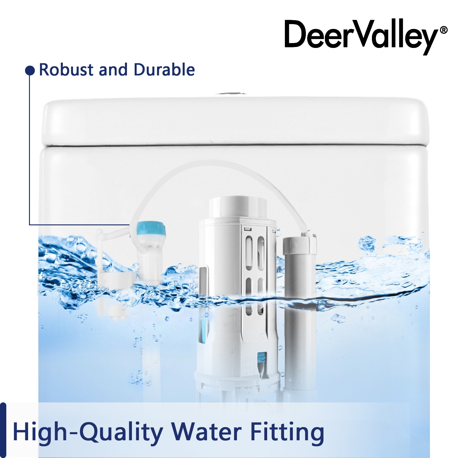 White Dual Flush Compact Elongated Free Standing Toilet