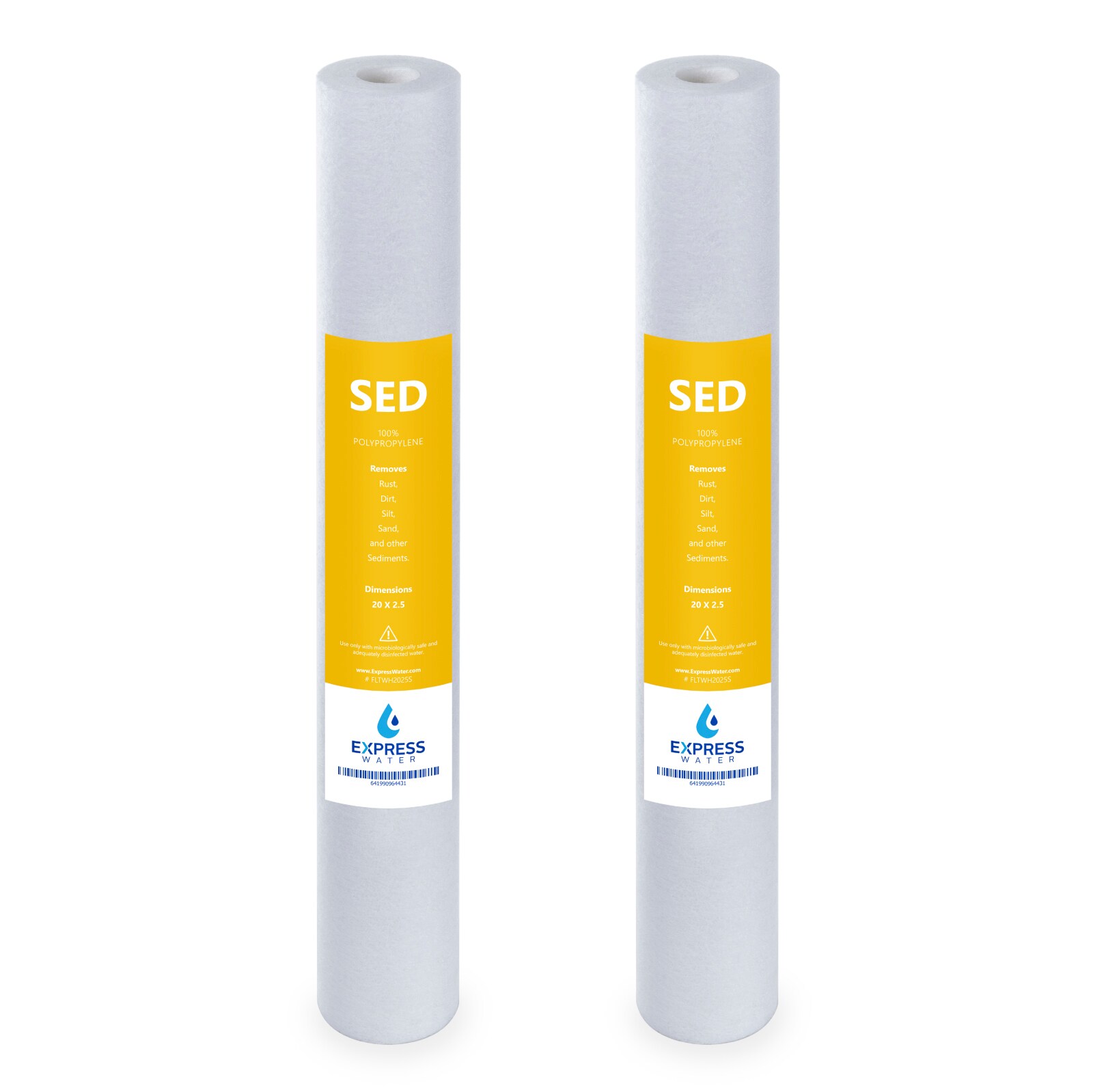 Express Water FLTWH2025S02 1-year limited Coconut shell carbon Under sink Replacement Filter
