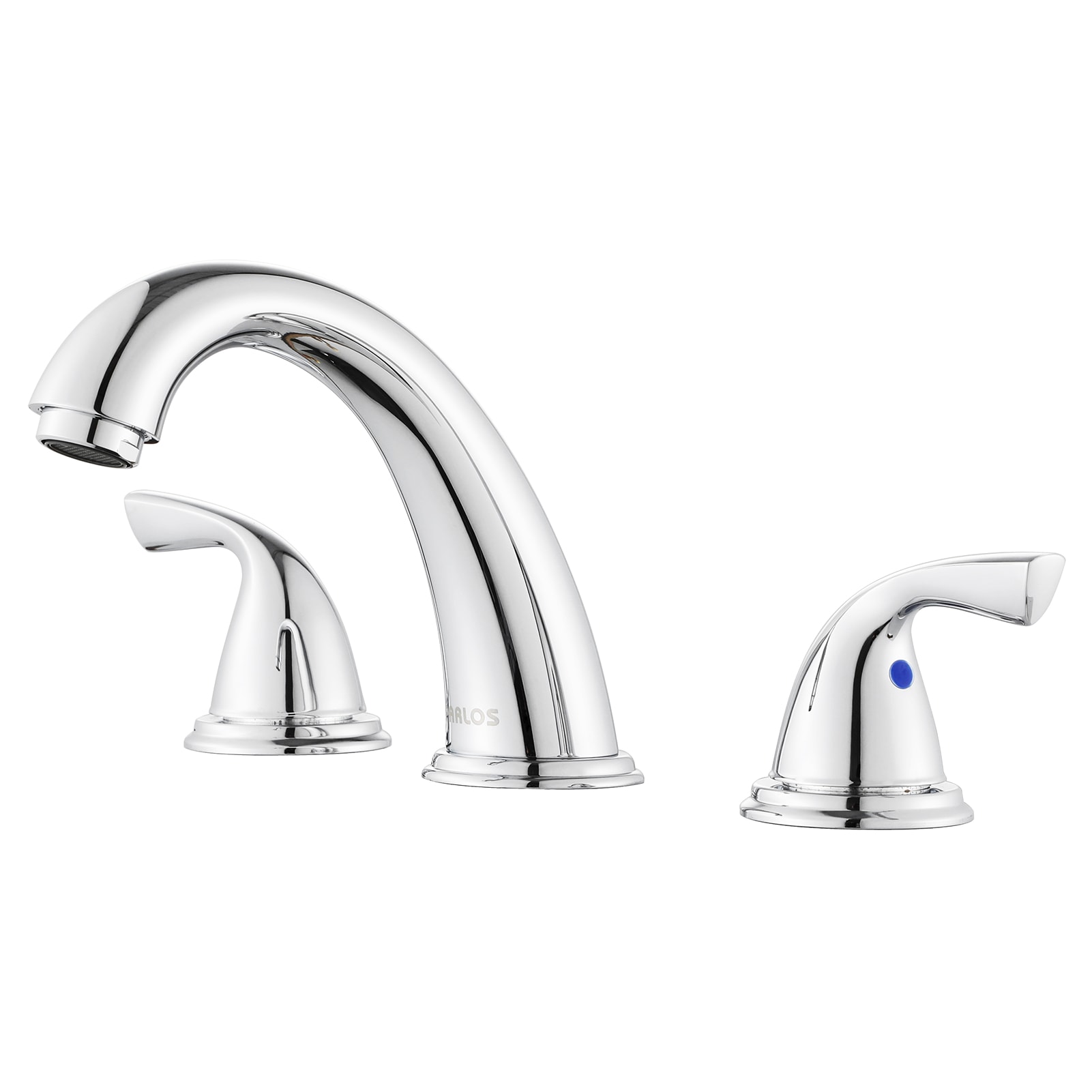 PARLOS 1435001PD Aglaia Polished Chrome Widespread 2-handle Mid-arc Residential Handle Bathroom Sink Faucet