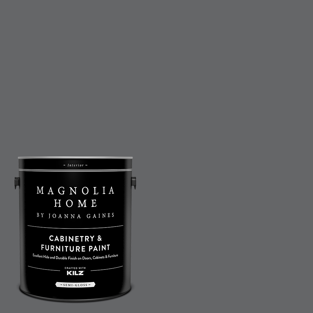 Magnolia Home MAG131-4082238  by Joanna Gaines Semi-gloss Autumn Gray MAG131 Tintable Cabinet Furniture Paint Enamel ( 1-gallon )