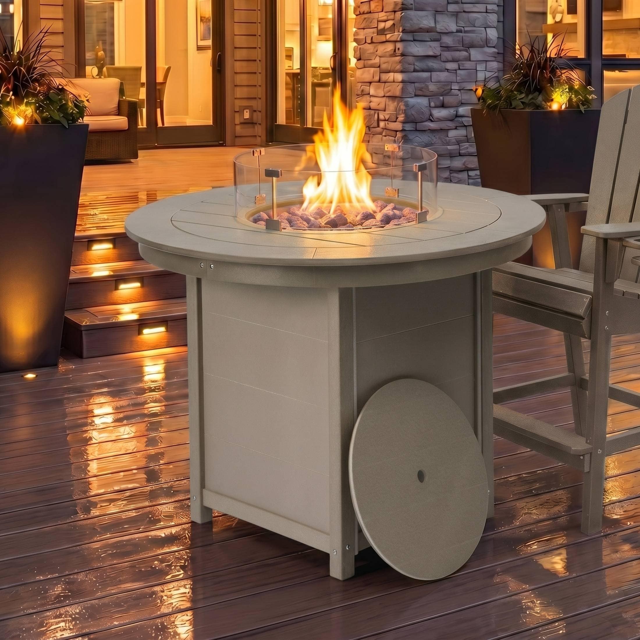 Costaelm COS308773 Outdoor-Gas-Firepits - View #2
