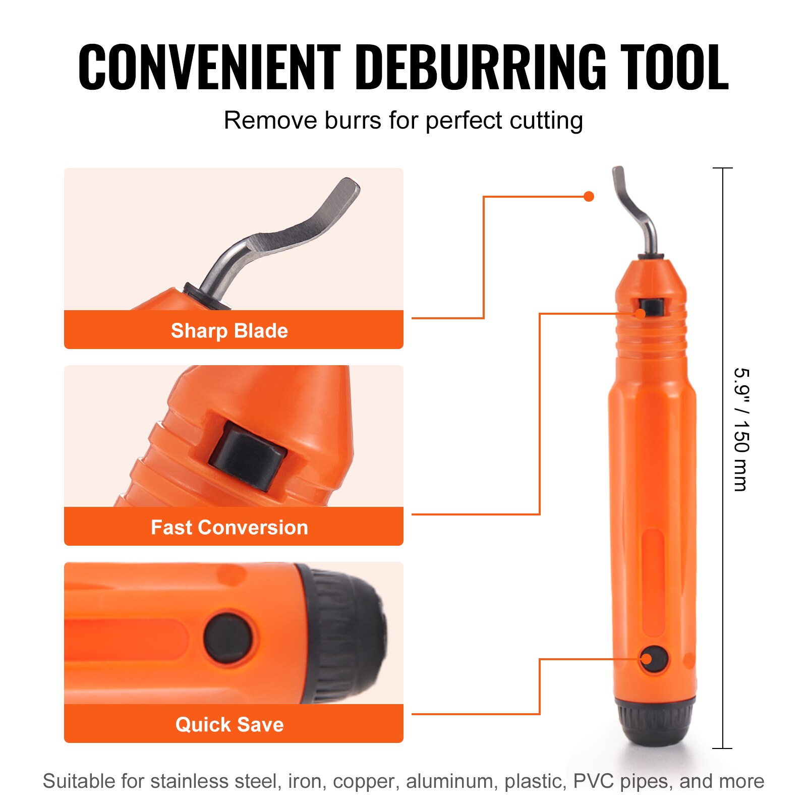 VEVOR TGQG331621878FNBFV0 Plumbing-Cutting-Tools - View #7