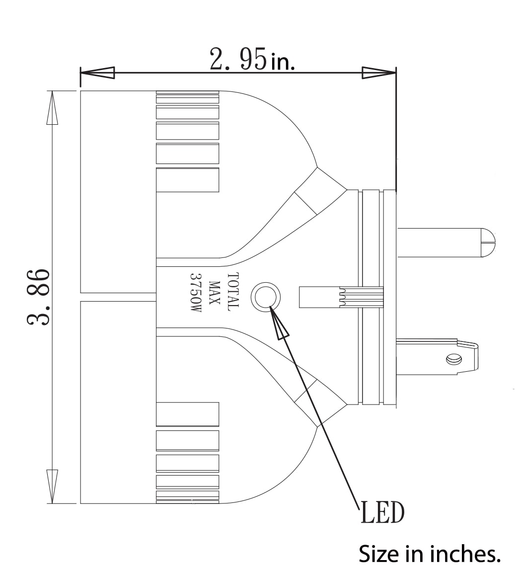 AC WORKS ADVTT520 Power-Outlet-Taps - View #7