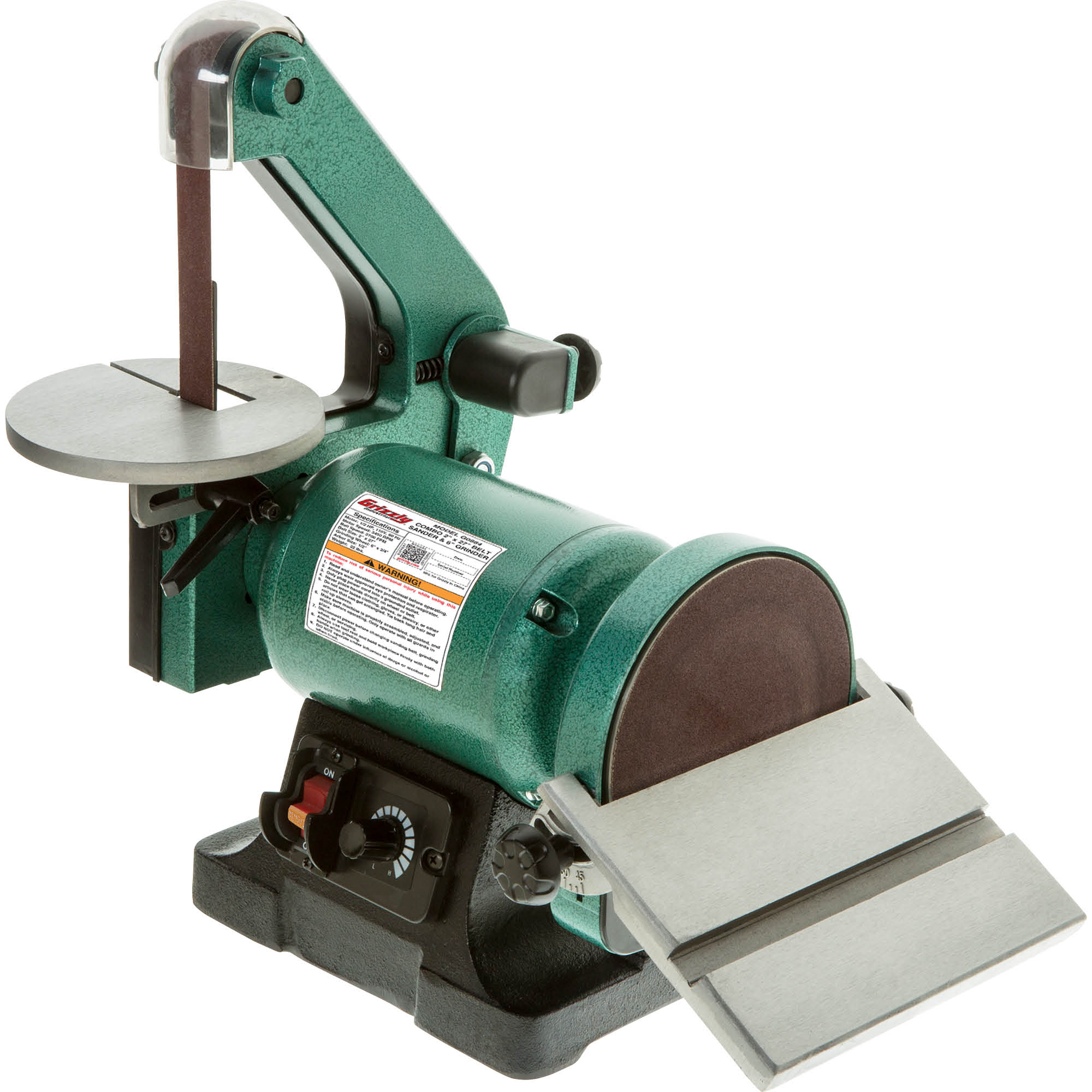 Grizzly G0864 Benchtop-Sanders - View #2