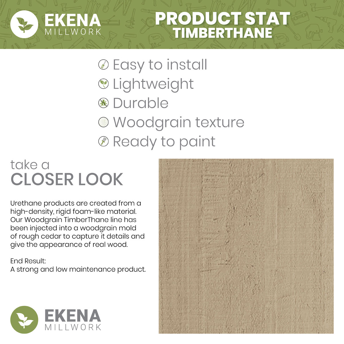 Ekena Millwork BRCUR03X12X12OZKRCPR braces - View #9