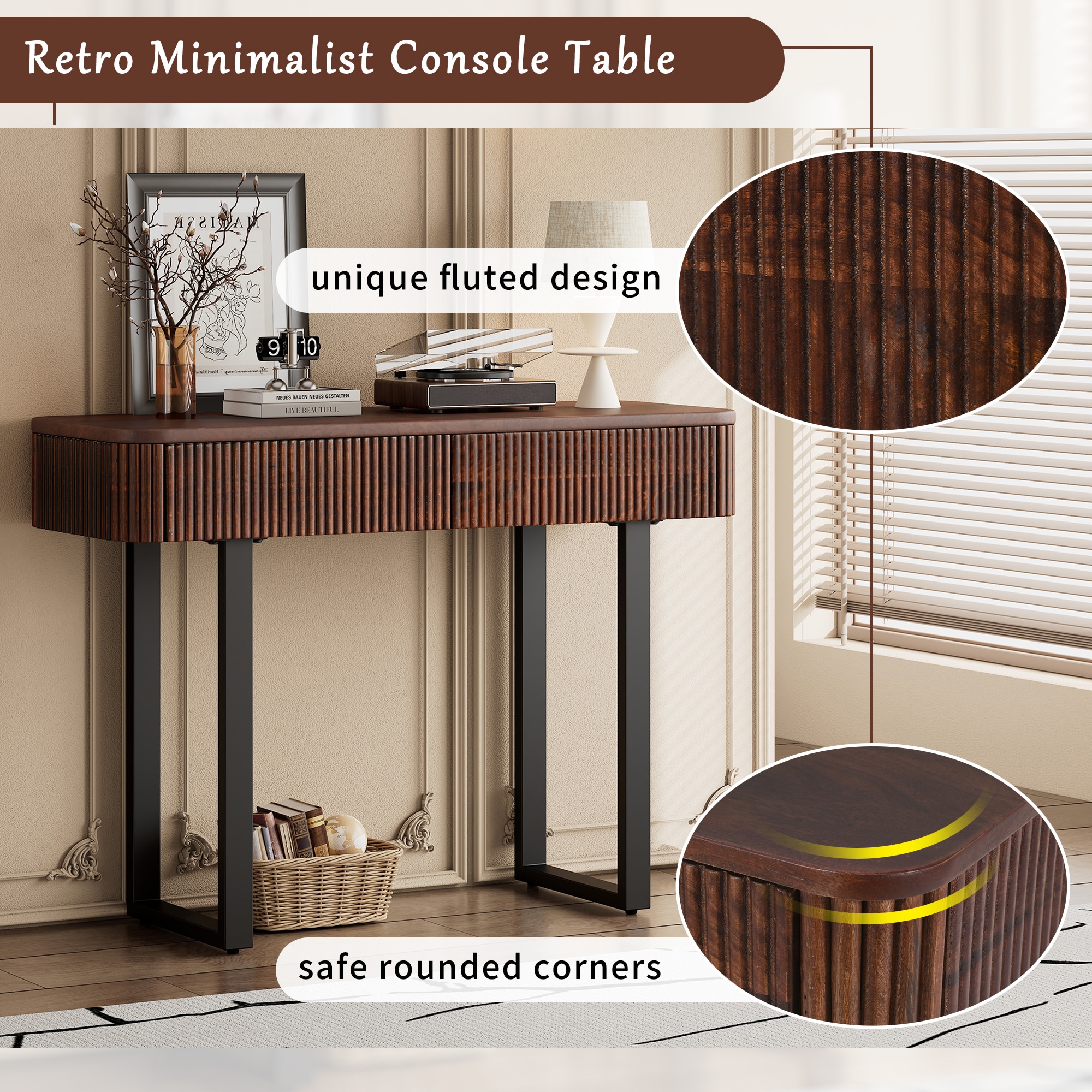 SINOFURN SYA330216CF Console-Sofa-Tables - View #4