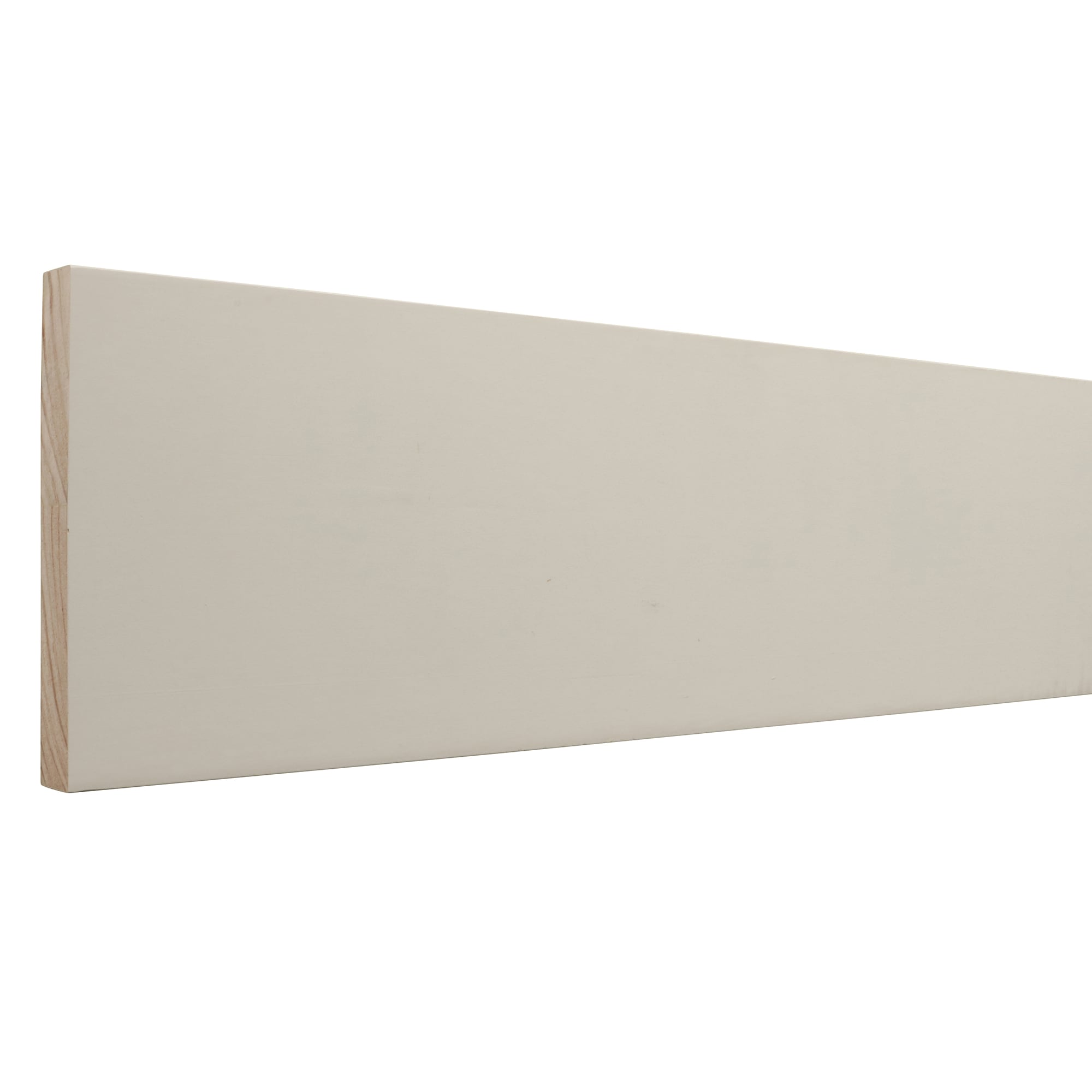 1-in x 6-in x 16-ft Primed S4S Spruce Pine Fir Paintable Common Board | - RELIABILT 19048