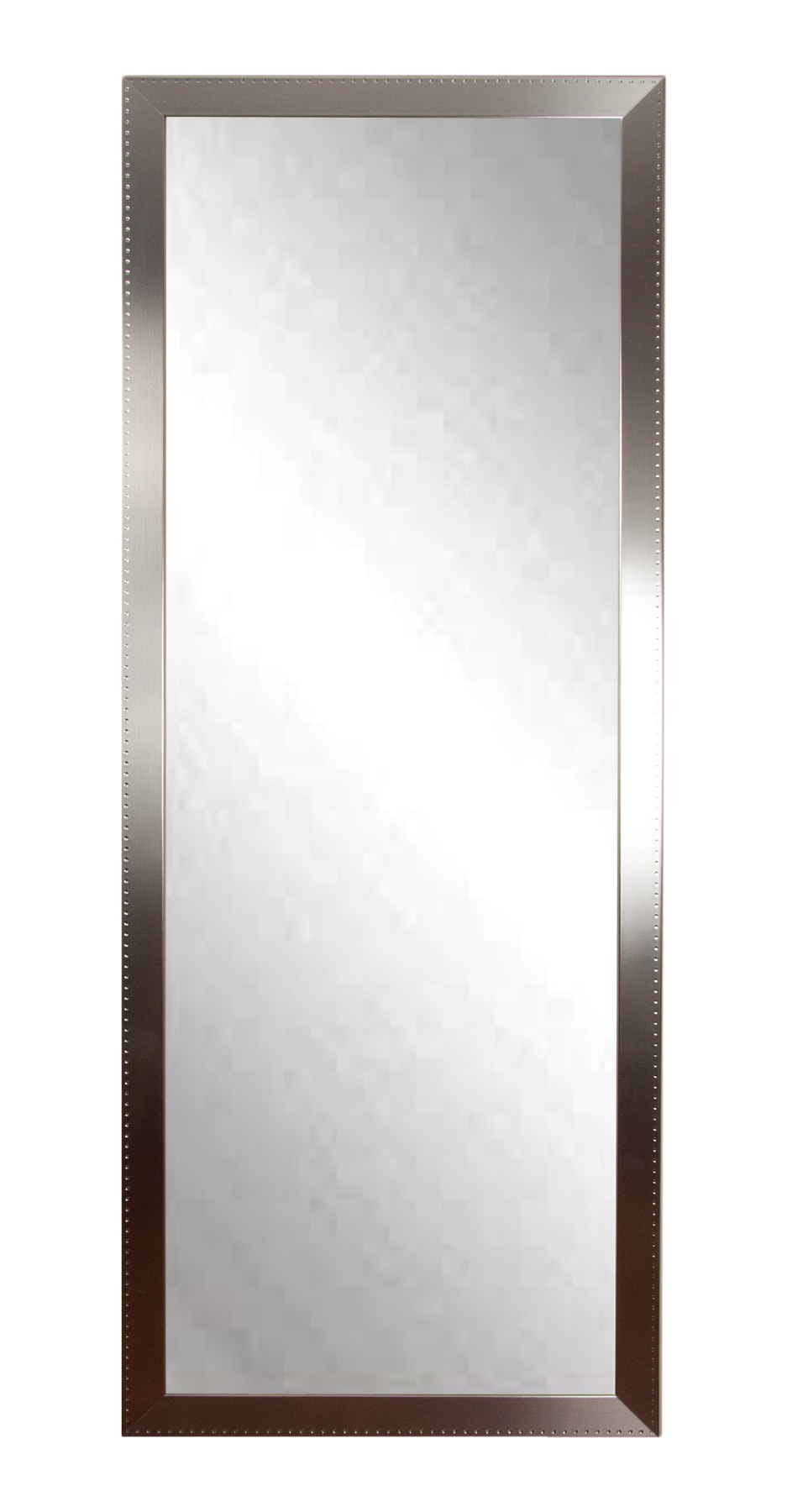 BrandtWorks BM026NM 23.5-Inches W x 68.5-Inches H Rectangle Embossed Silver Framed Full Length Wall Mirror