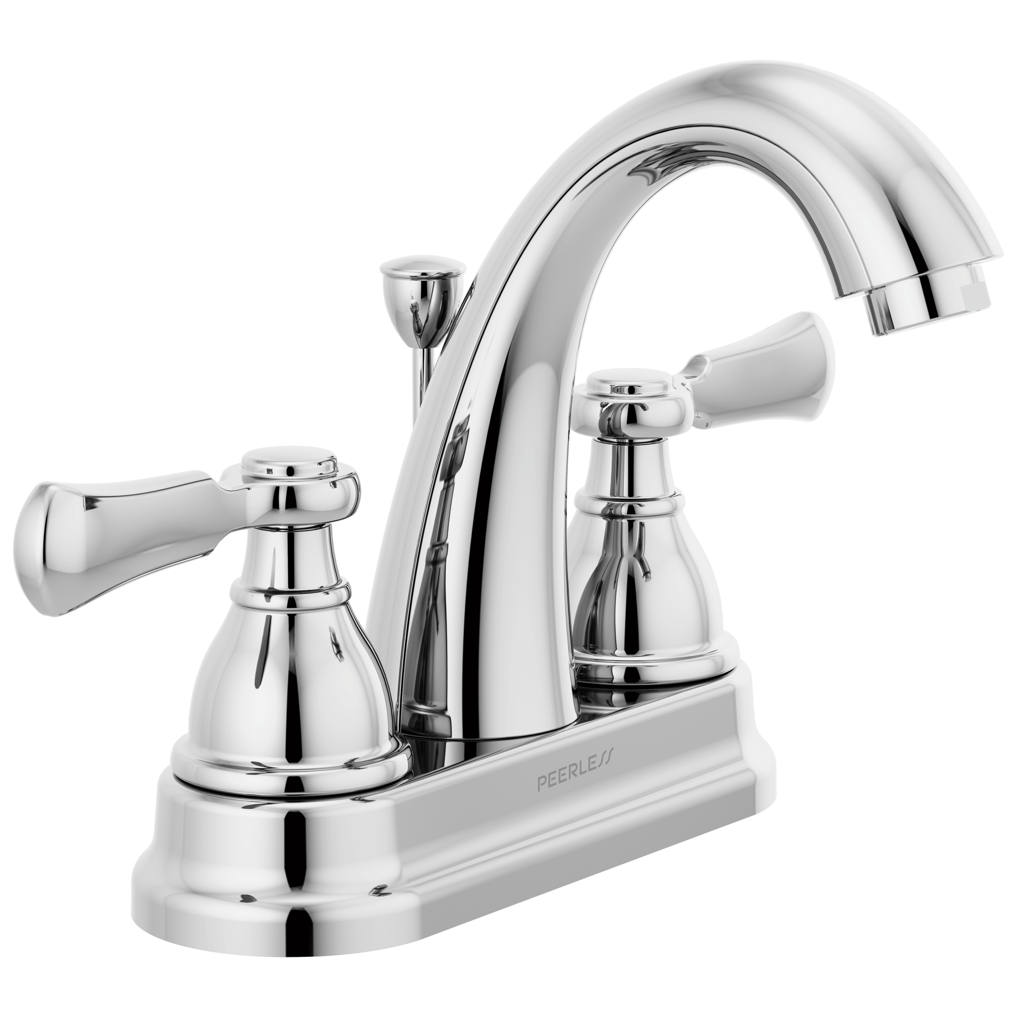 Elmhurst Traditional Chrome 2-Handle Centerset Bathroom Faucet