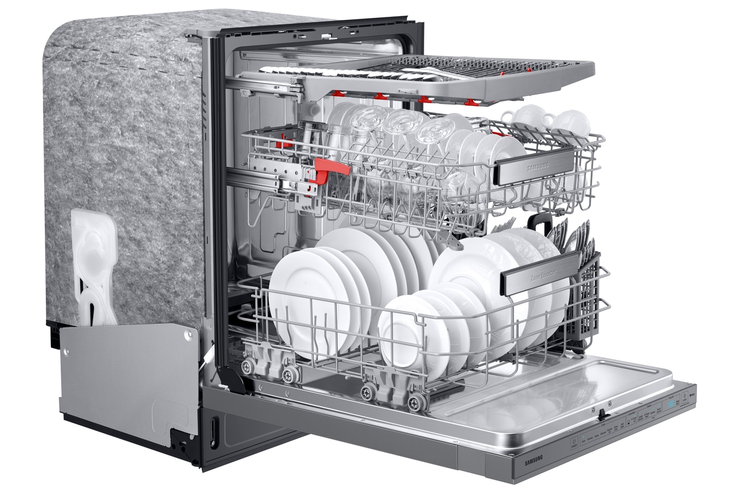 SAMSUNG DW80R9950US Smart Linear Wash 39dBA Dishwasher in Stainless Steel