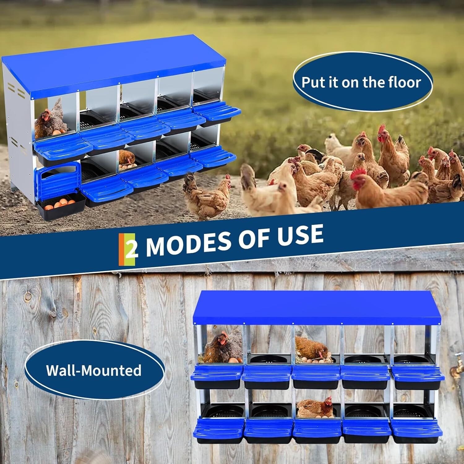 GarveeLife LMYJW-5825 Chicken-Coops-Rabbit-Hutches - View #6
